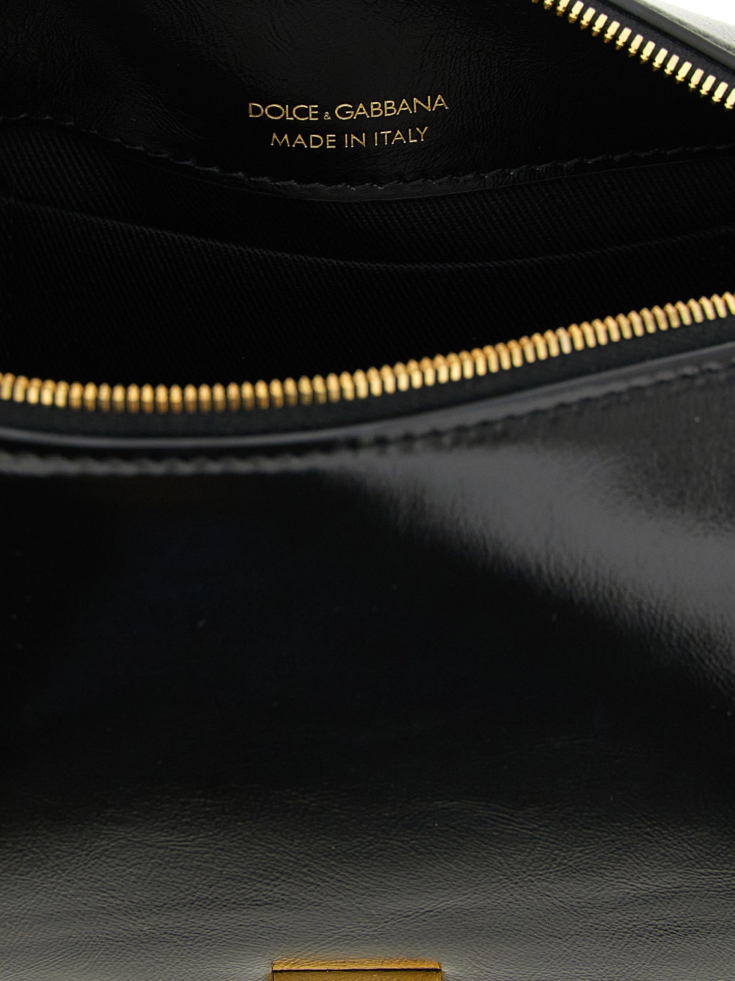Dolce & Gabbana Black Calfskin Handbag