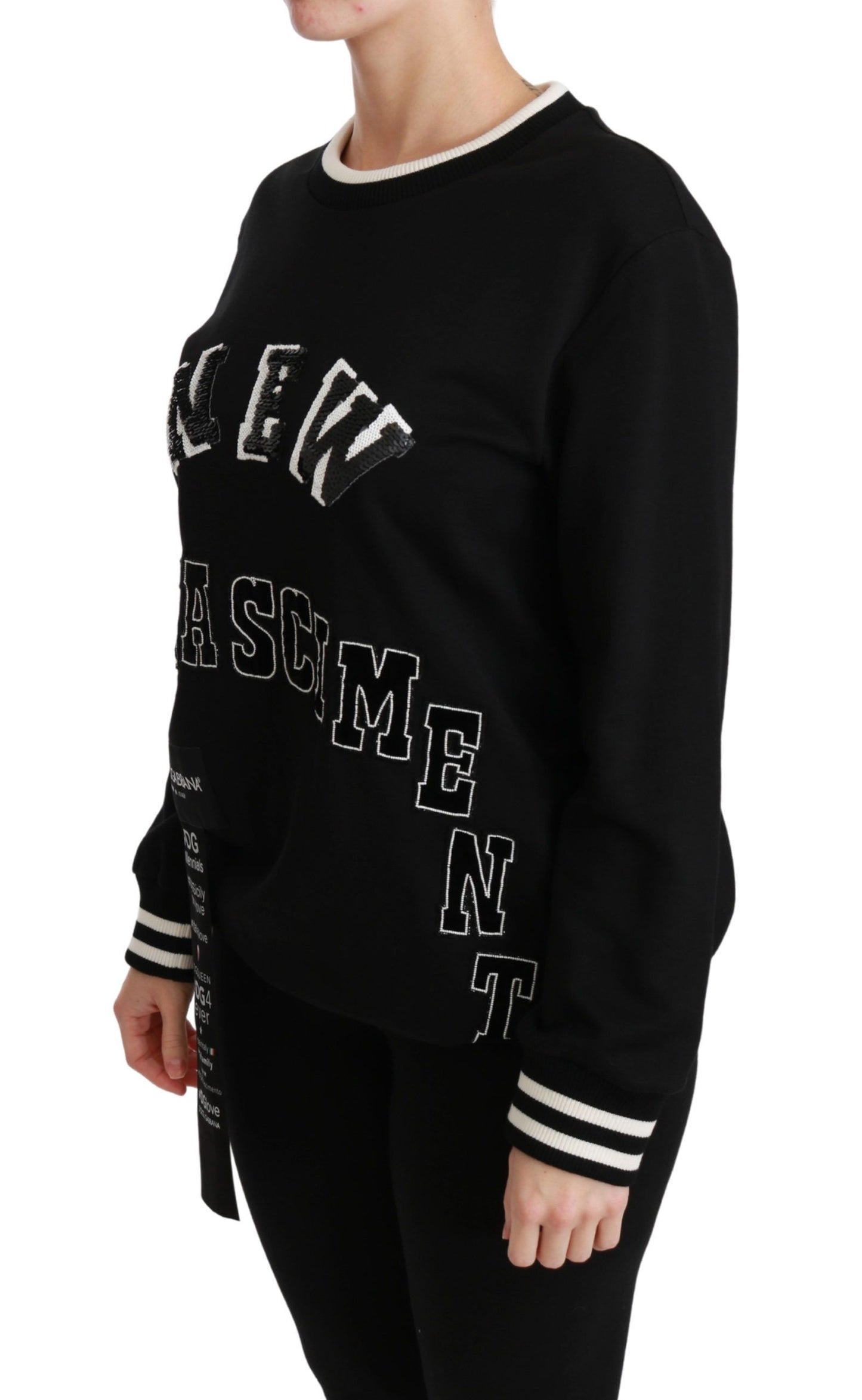 Pull noir Rinascimento #DGmillennials de Dolce & Gabbana