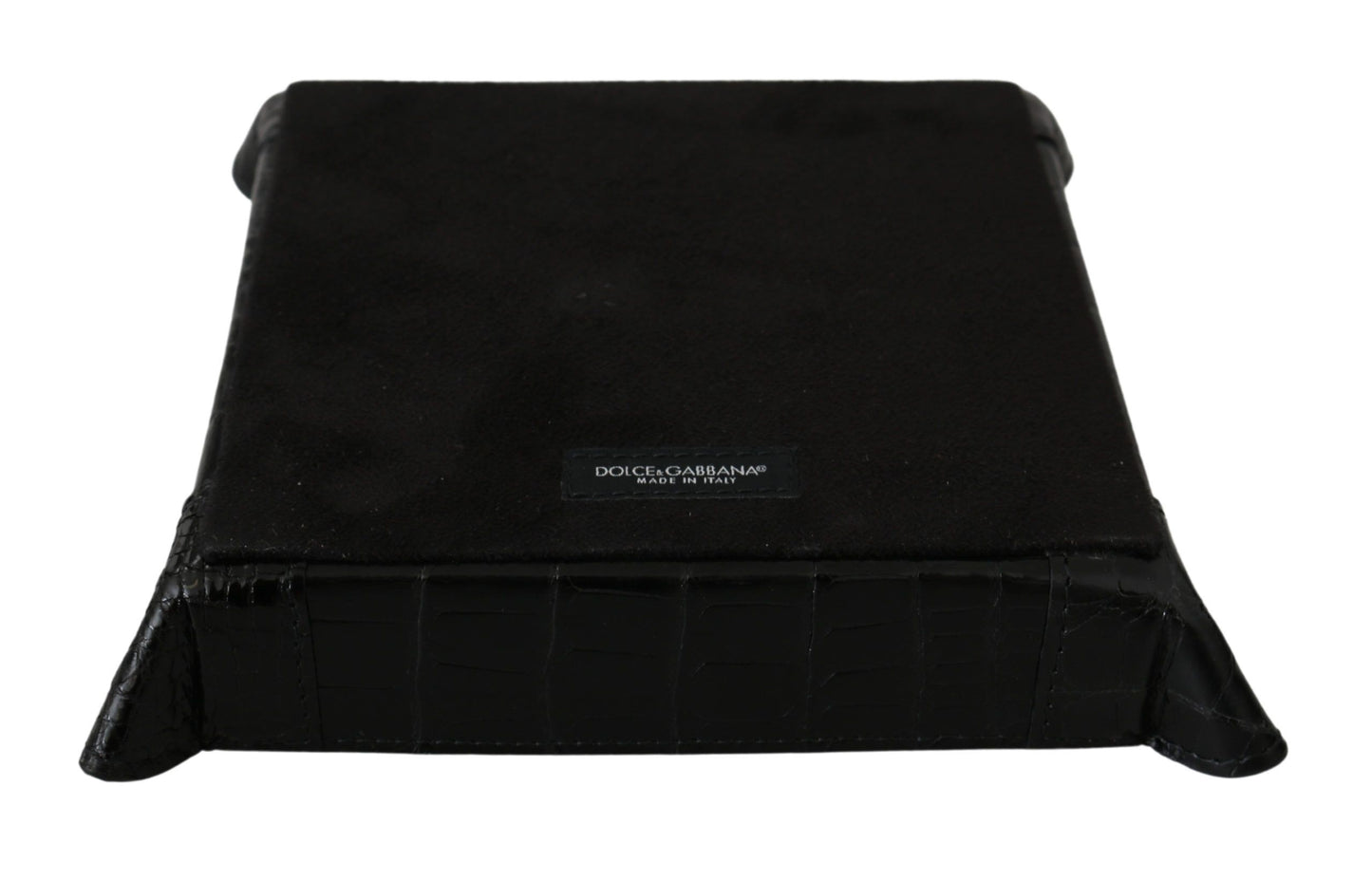 Dolce & Gabbana Plate Key Wallet Telefoonkaart Geldpatroon Huidlade