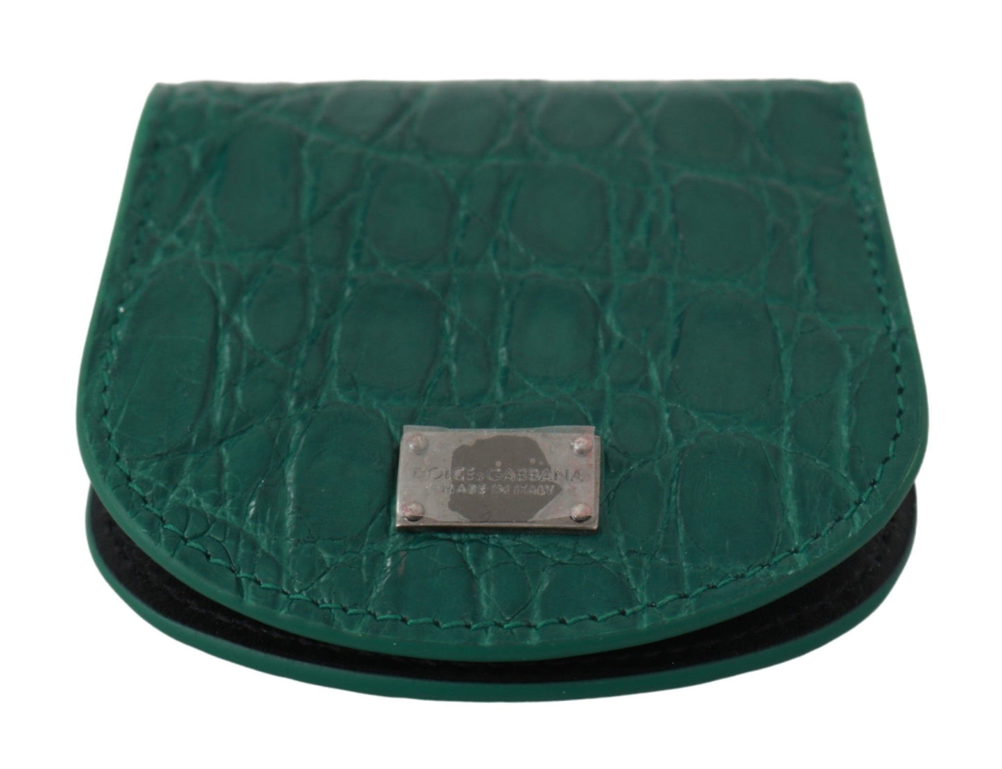 Étui portefeuille pour préservatifs Dolce & Gabbana Green Exotic Skins
