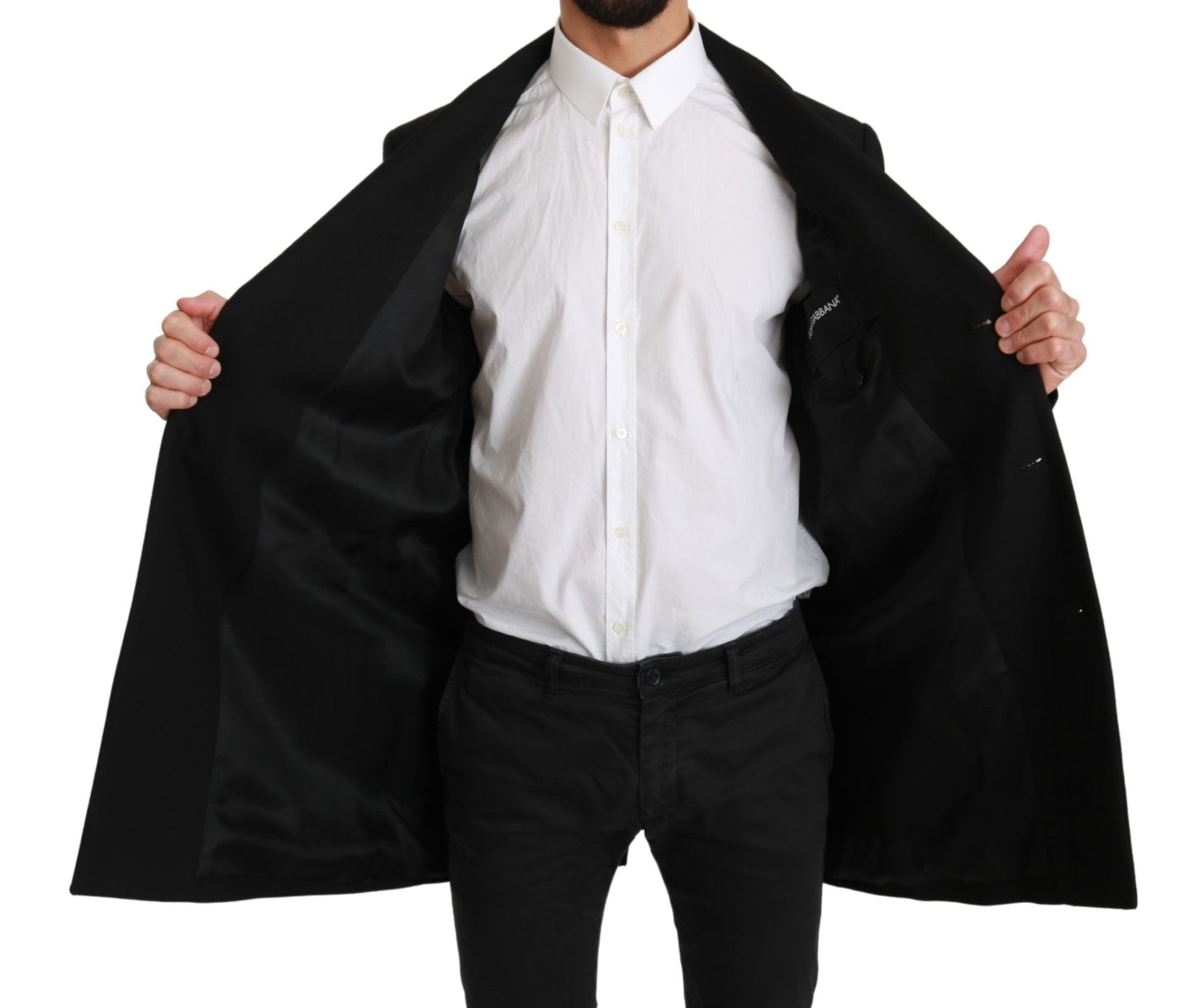 Dolce & Gabbana, veste, blazer, manteau noir en 100% laine