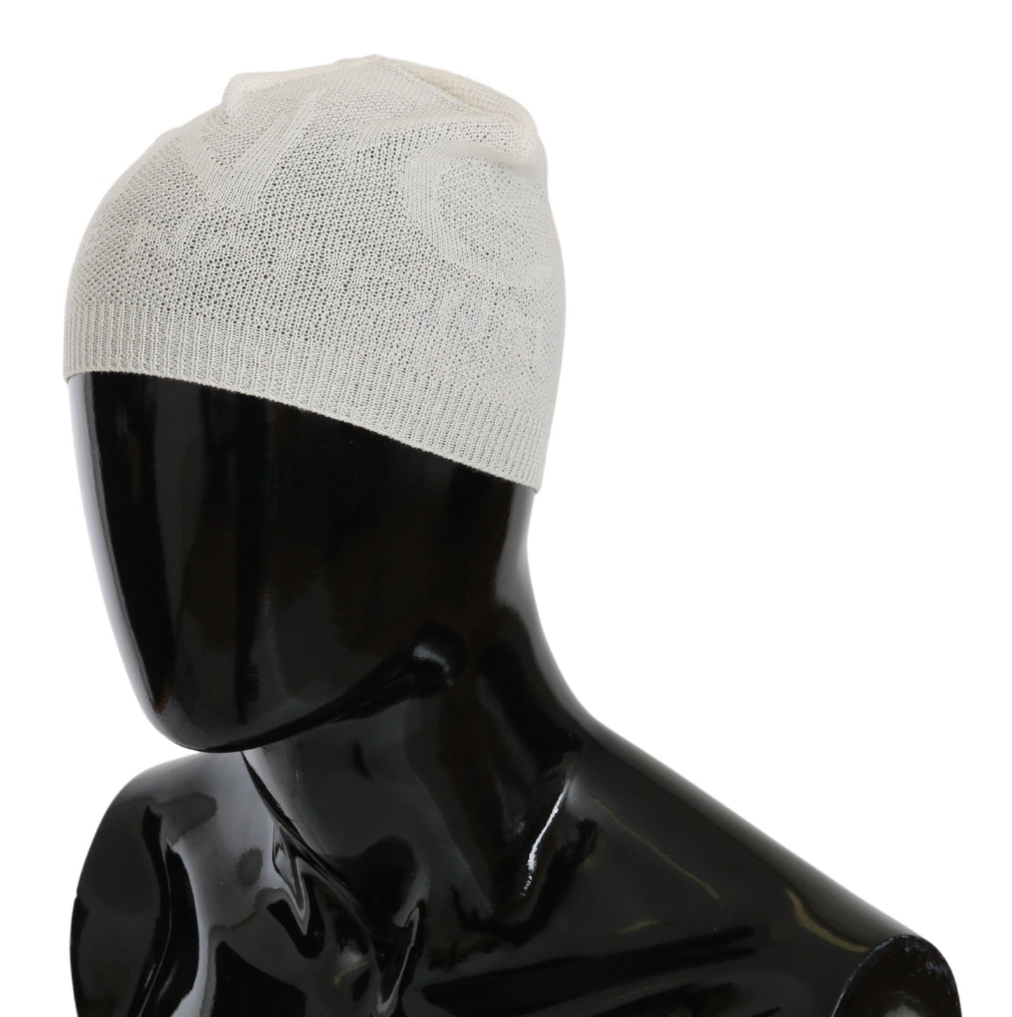 Bonnet Costume National en laine blanche mélangée de marque