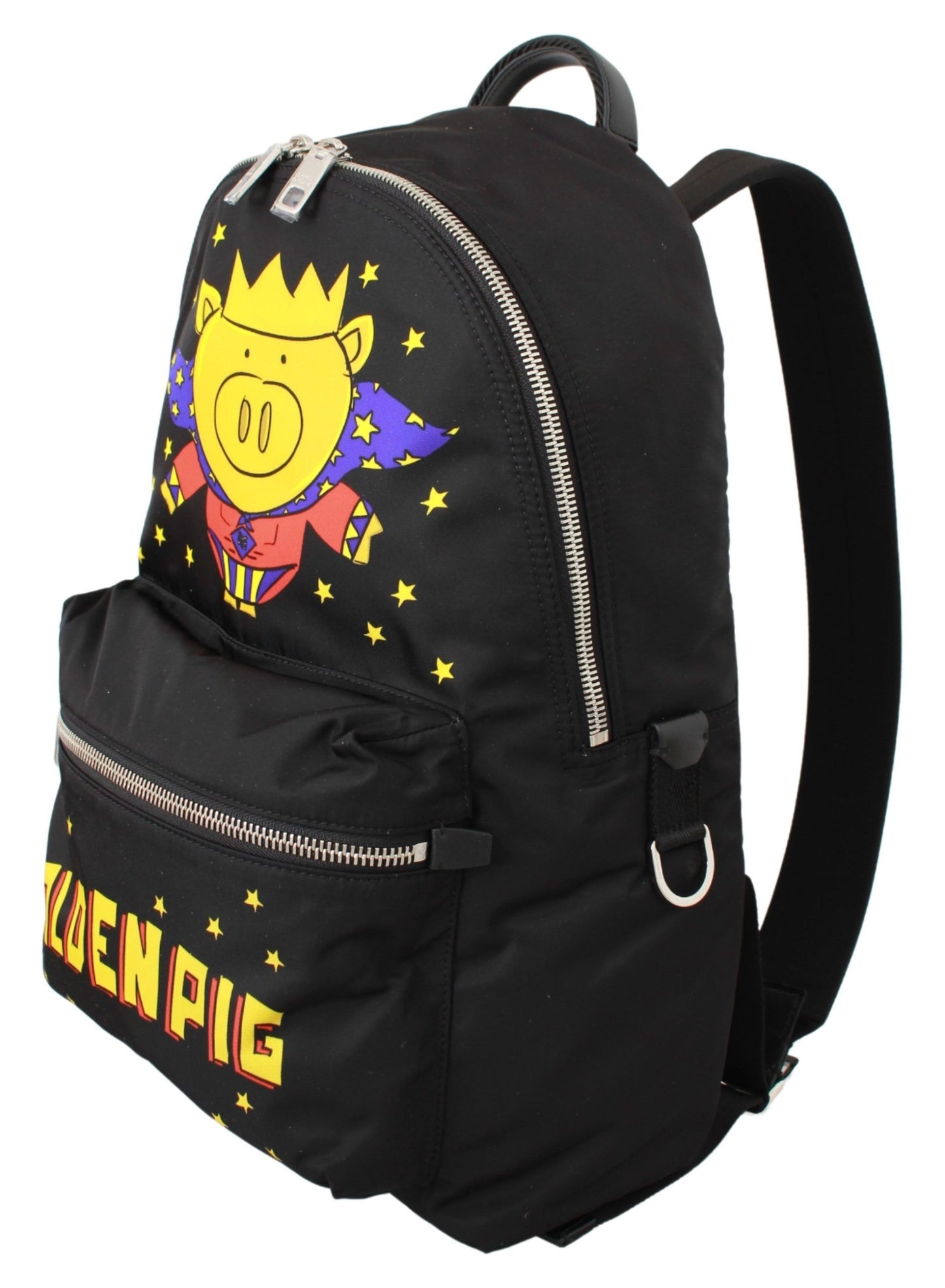 Sac à dos d'école Dolce & Gabbana noir Golden Pig of the Year