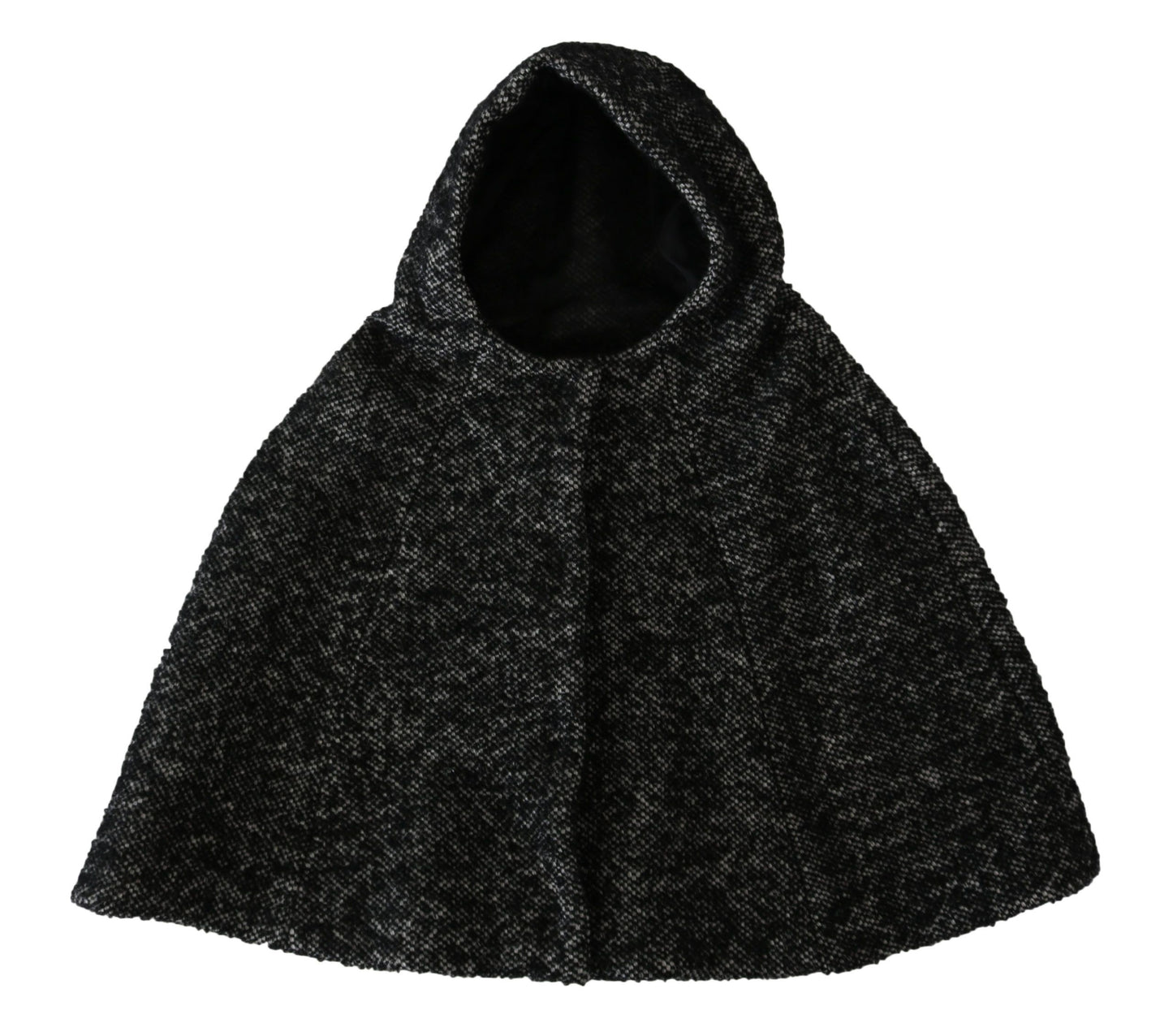 Dolce & Gabbana Écharpe à capuche en laine grise Tweet