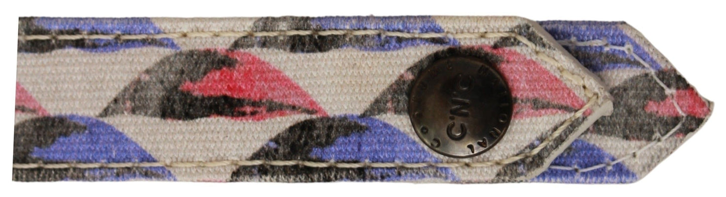Porte-clés textile de marque Costume National White Ring