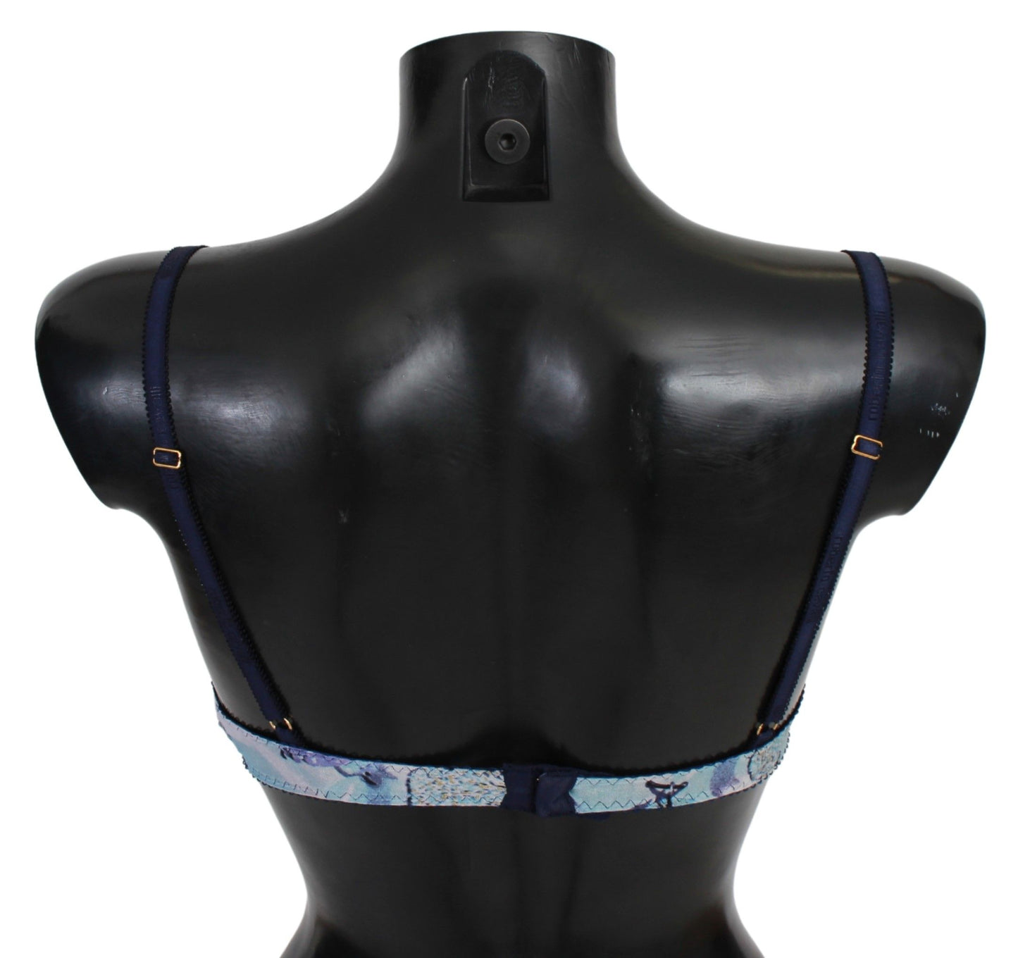 Roberto Cavalli Soutien-gorge en nylon bleu imprimé - Lingerie