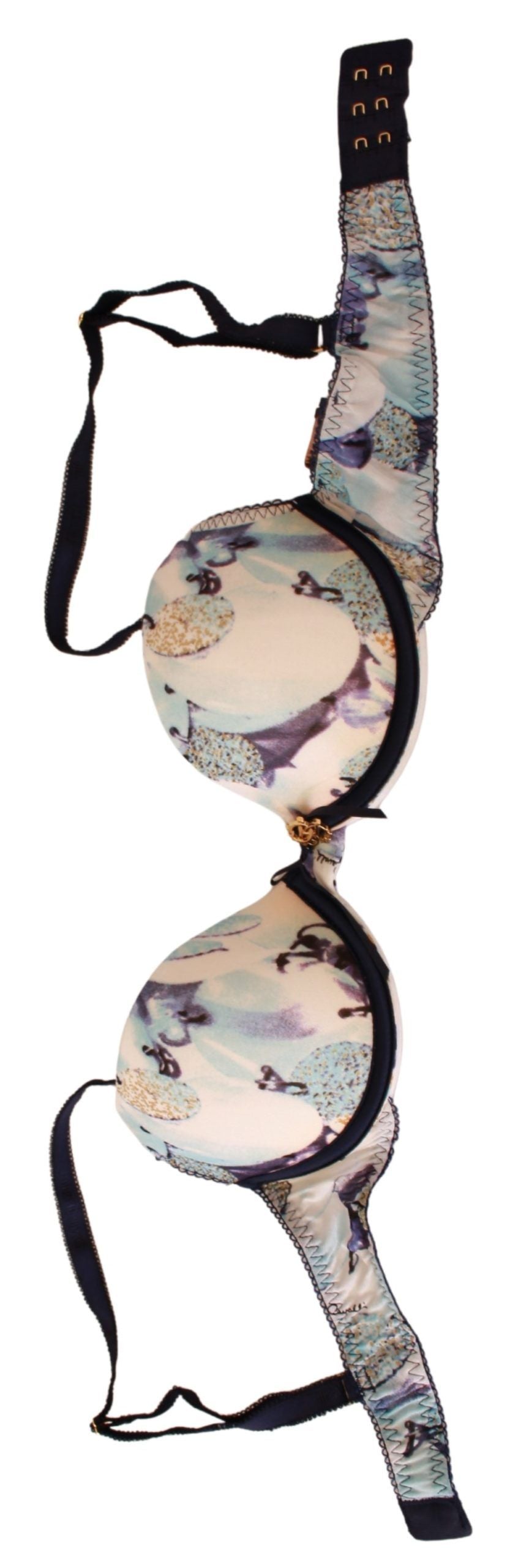 Roberto Cavalli Soutien-gorge en nylon bleu imprimé - Lingerie
