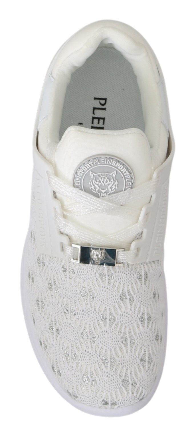 Sneakers décontractées blanches en polyester Philipp Plein