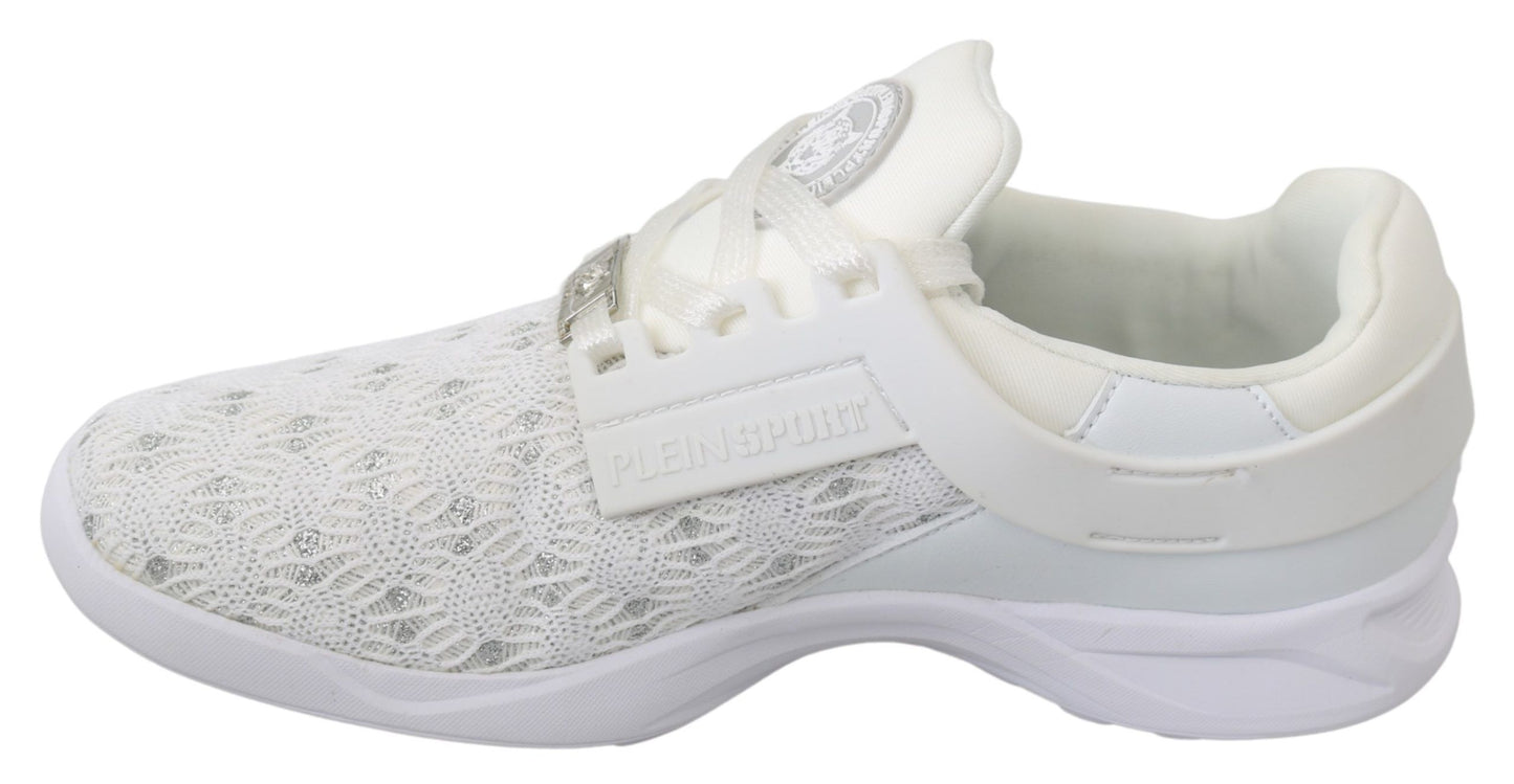 Sneakers décontractées blanches en polyester Philipp Plein