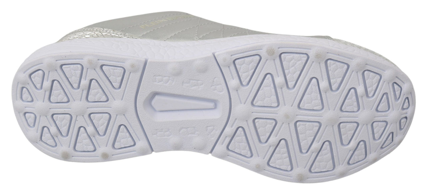 Sneakers Gisella en polyester argenté de Philipp Plein