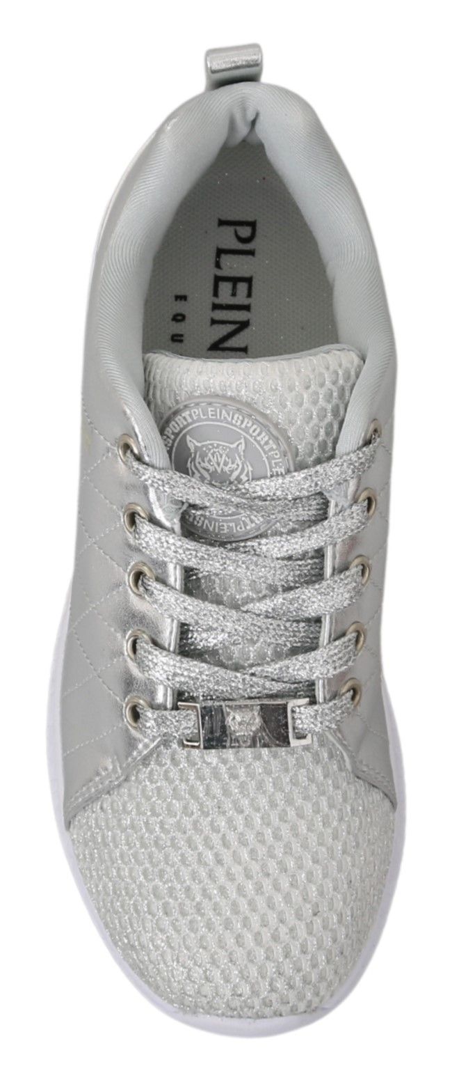 Sneakers Gisella en polyester argenté de Philipp Plein