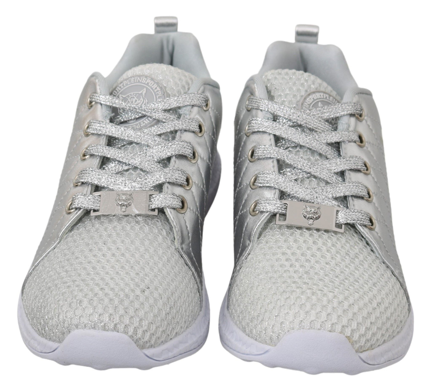 Sneakers Gisella en polyester argenté de Philipp Plein