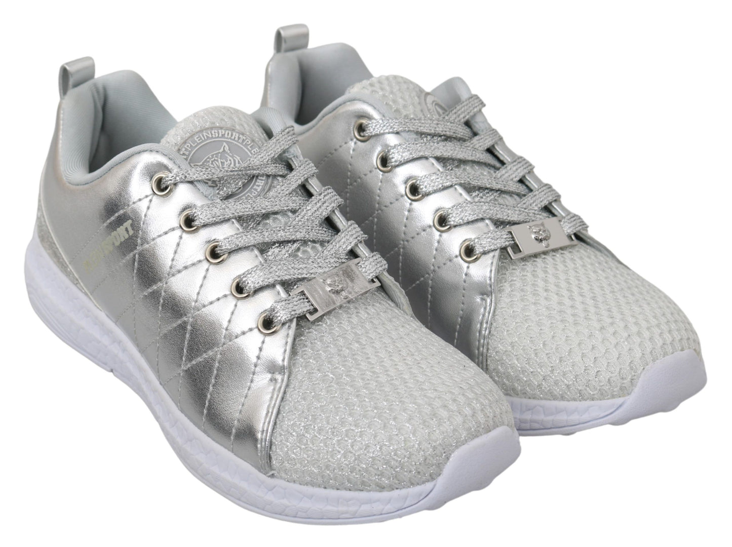 Sneakers Gisella en polyester argenté de Philipp Plein
