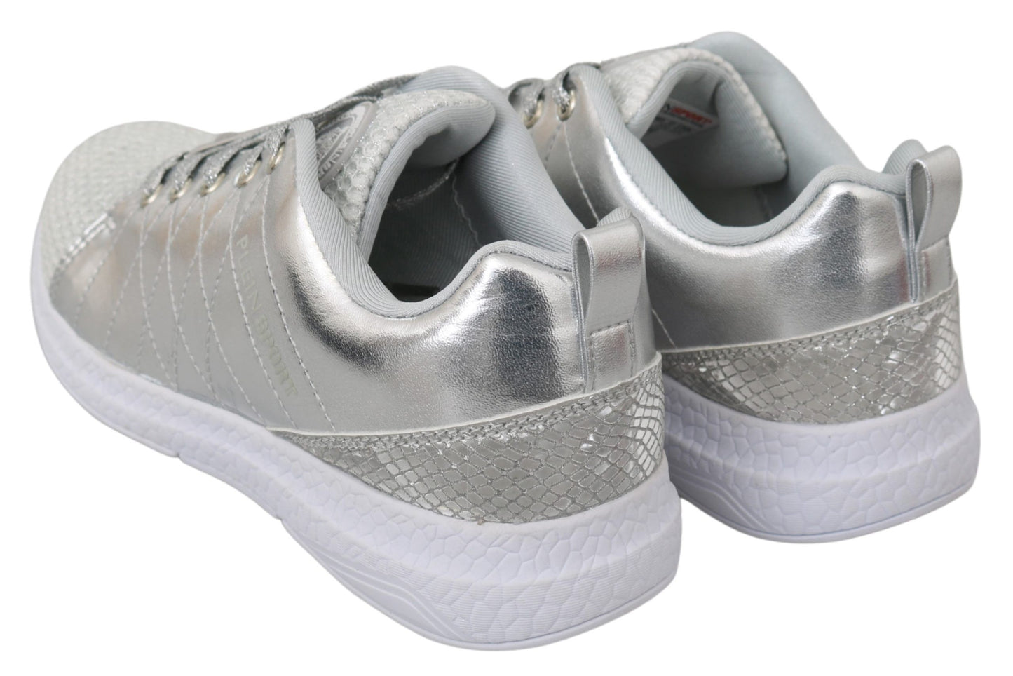 Sneakers Gisella en polyester argenté de Philipp Plein