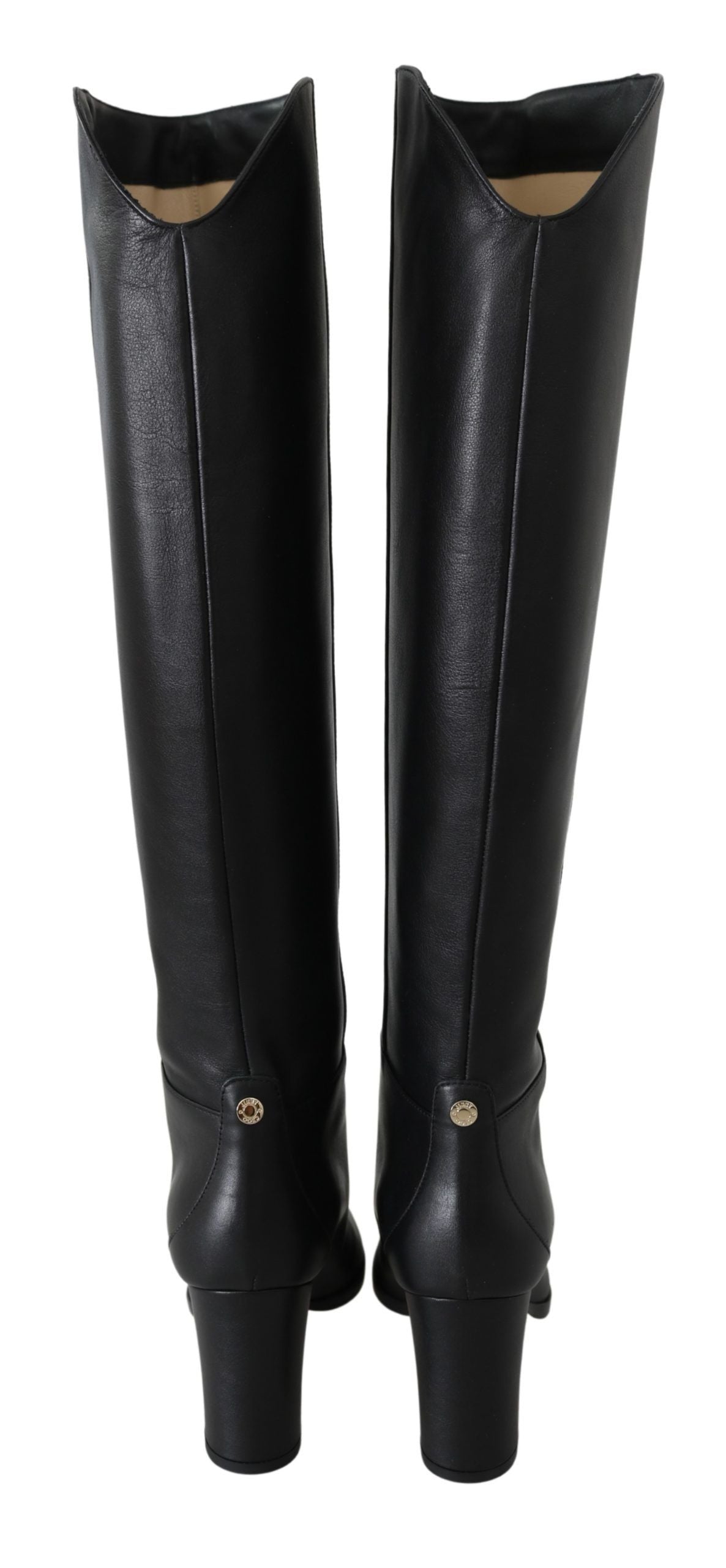 Jimmy Choo elegante zwarte leren enkellaarzen met hak