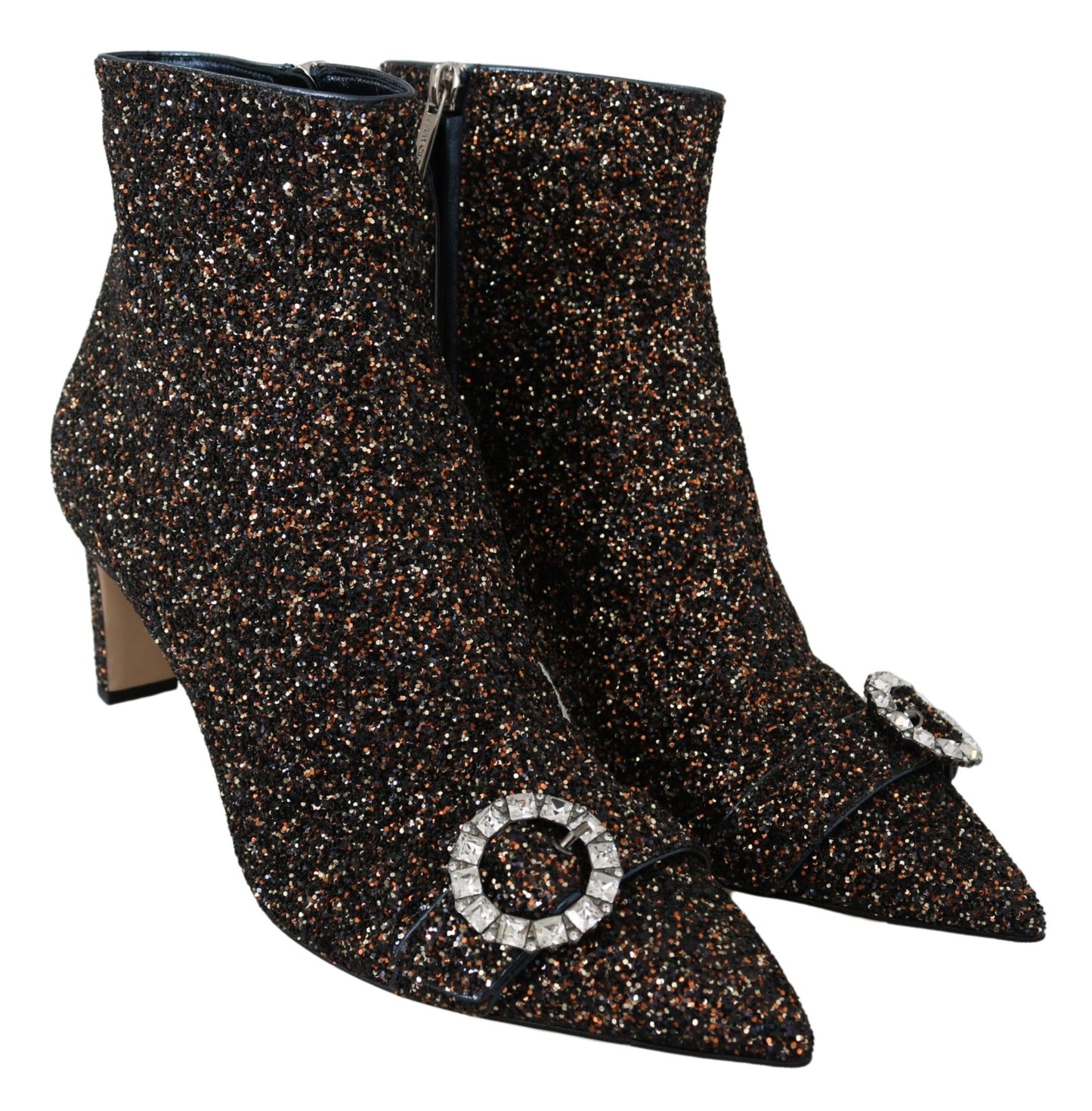 Bottines à talons Amethyst Mix Hanover en paillettes de Jimmy Choo