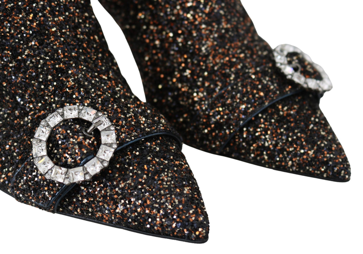 Bottines à talons Amethyst Mix Hanover en paillettes de Jimmy Choo