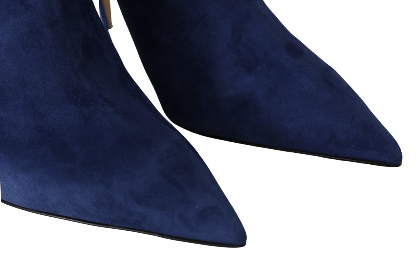 Bottines à talons Pop bleues avec lacets en cristal de Jimmy Choo