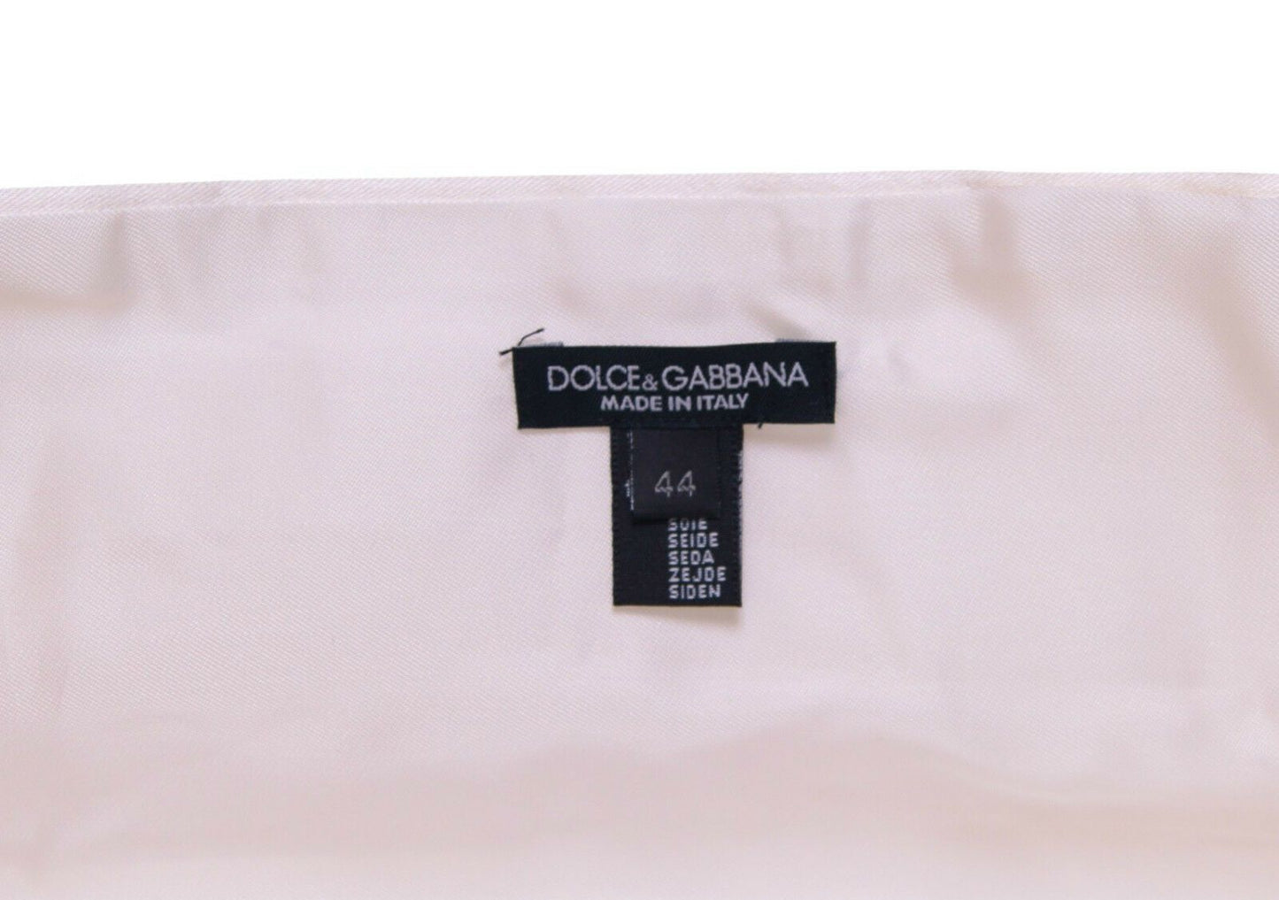 Dolce & Gabbana Witte Taille Smoking Riem Cummerbund