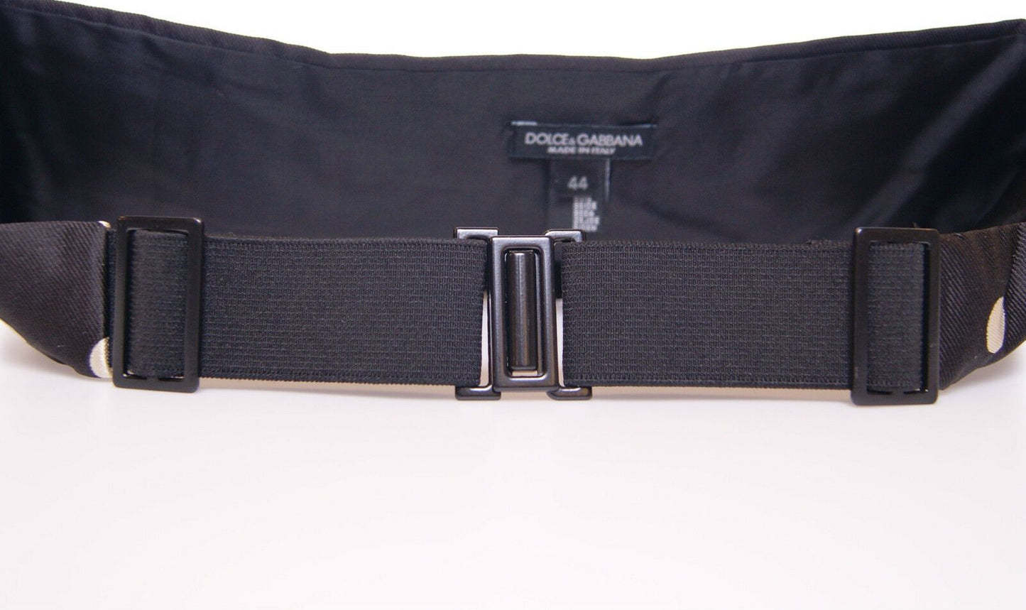 Ceinture de smoking noire Dolce & Gabbana