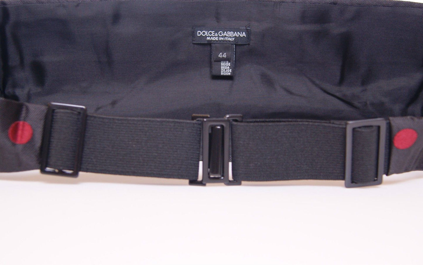 Ceinture de smoking noire Dolce & Gabbana