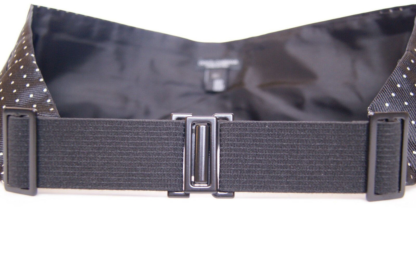 Dolce & Gabbana Zwarte Taille Smoking Tuxedo Cummerbund Riem