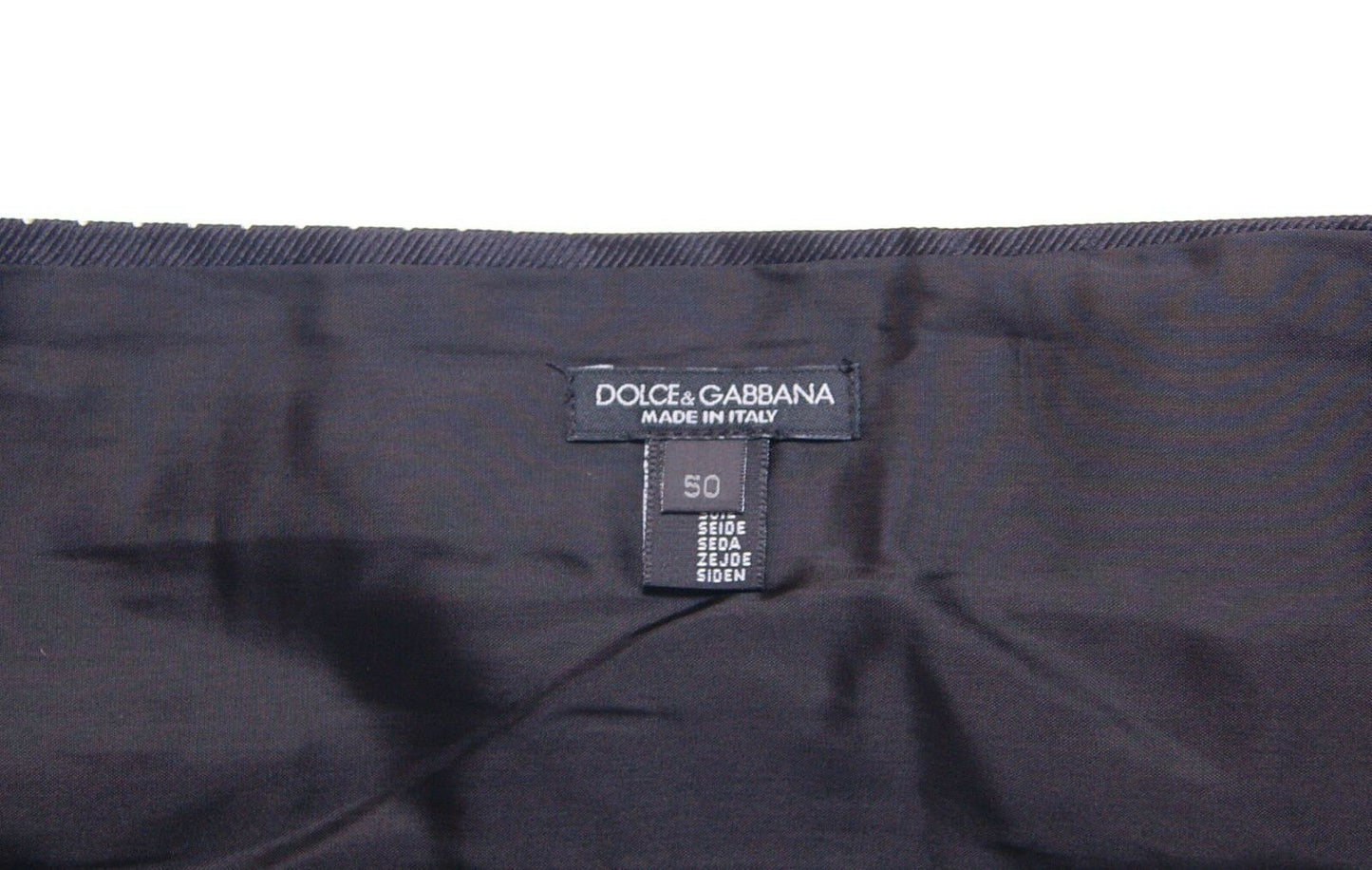 Dolce & Gabbana Zwarte Taille Smoking Tuxedo Cummerbund Riem