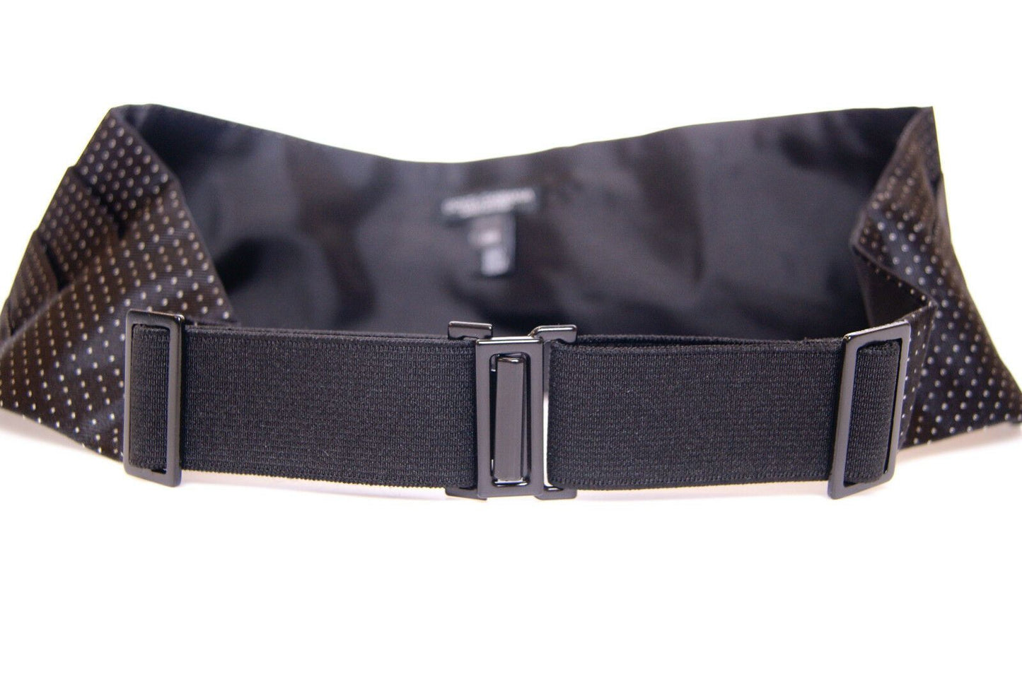 Dolce & Gabbana Zwarte Taille Smoking Tuxedo Cummerbund Riem
