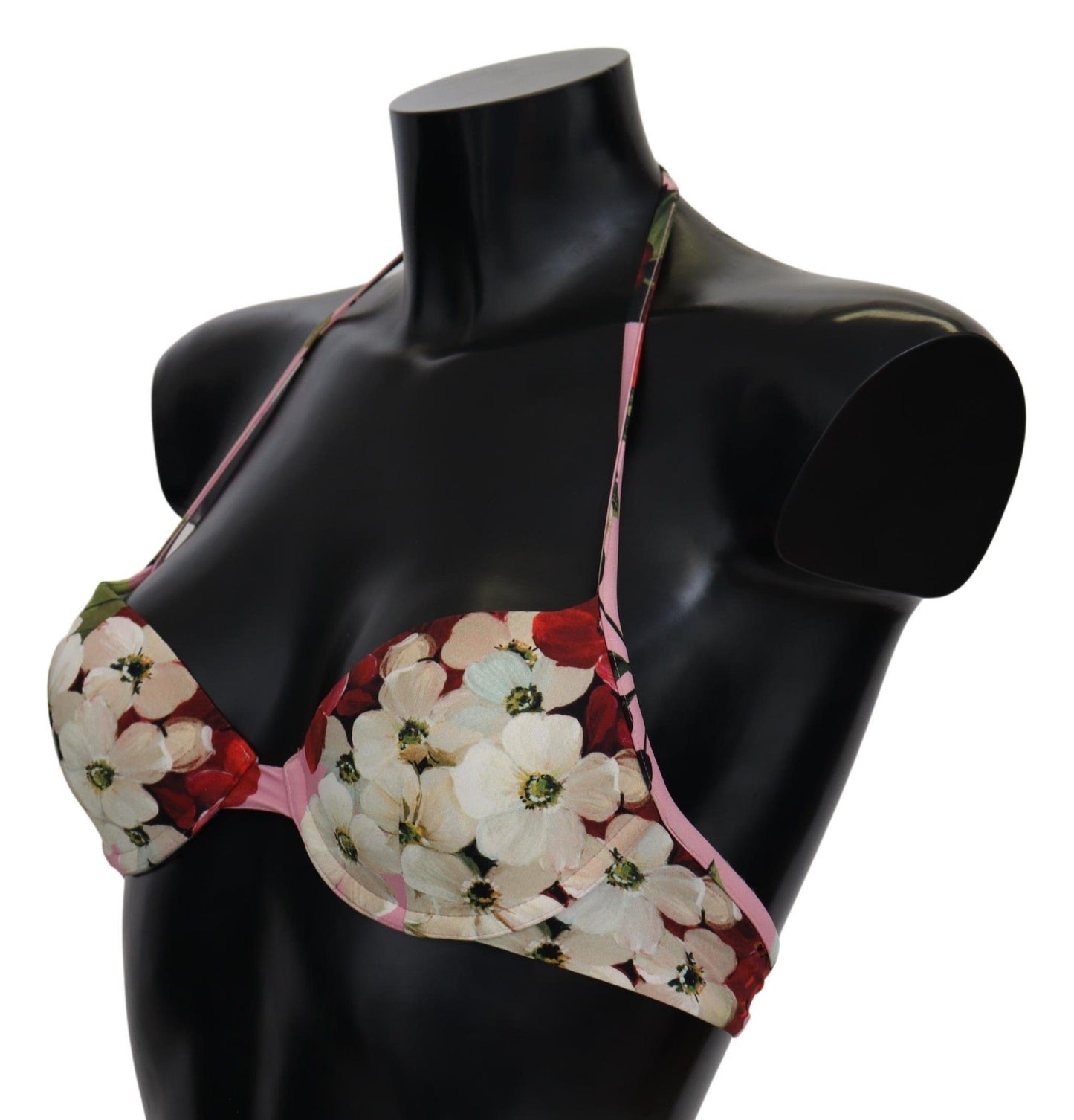 Dolce & Gabbana meerkleurig bloemenpatroon zwempak strandkleding bikini tops
