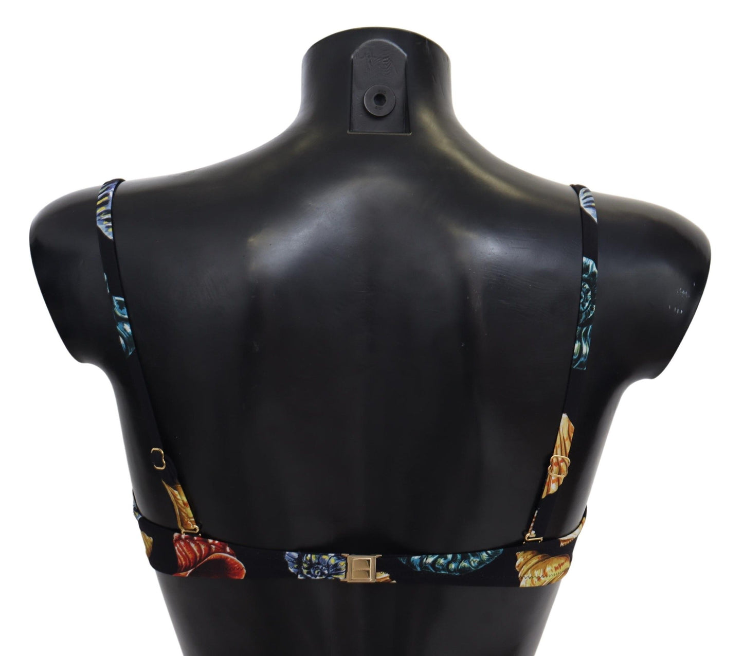 Dolce & Gabbana zwarte bikini-tops met schelpjesprint voor dames