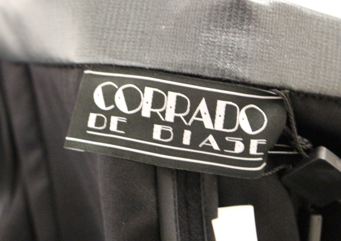 Jupe en laine Cotto avec boutons métalliques noirs de Corrado De Biase