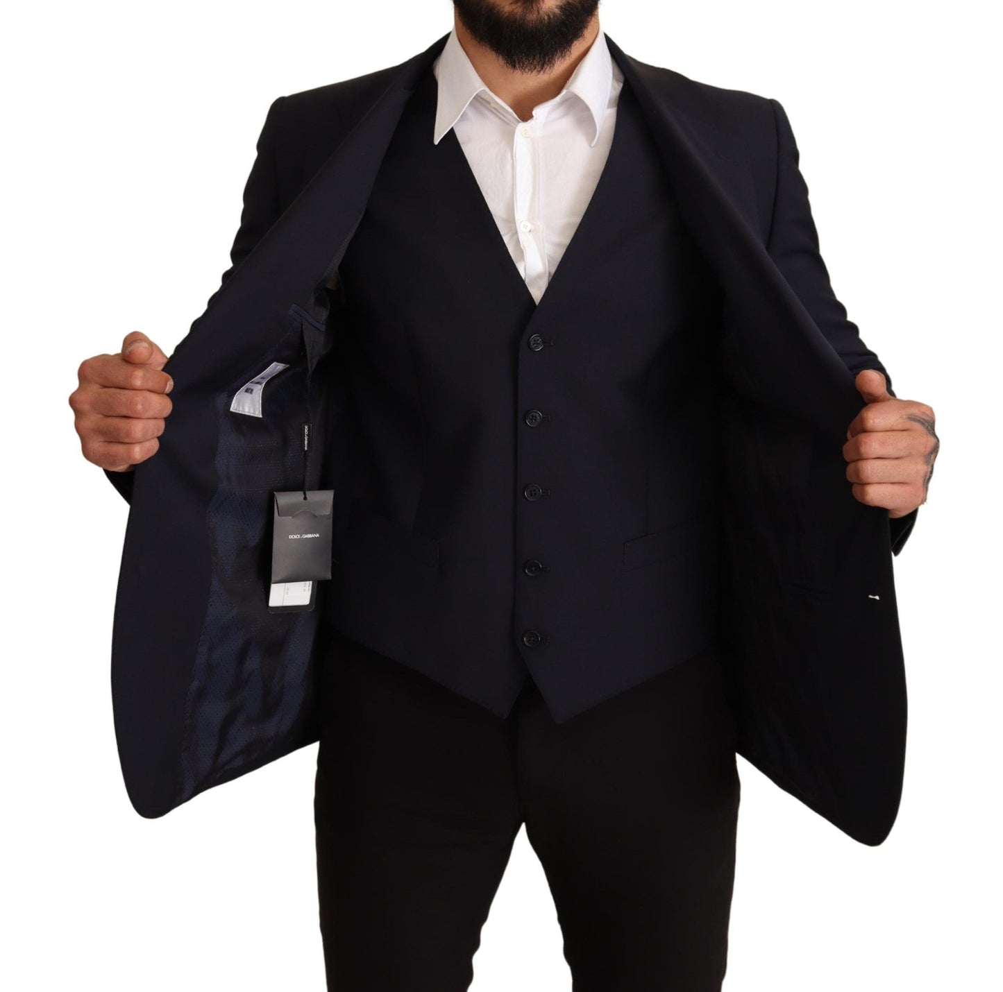 Dolce & Gabbana, costume-blazer MARTINI bleu, 2 pièces