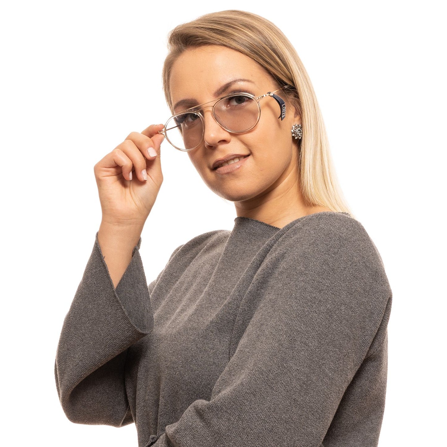 Lunettes de soleil unisexes Lozza Gold
