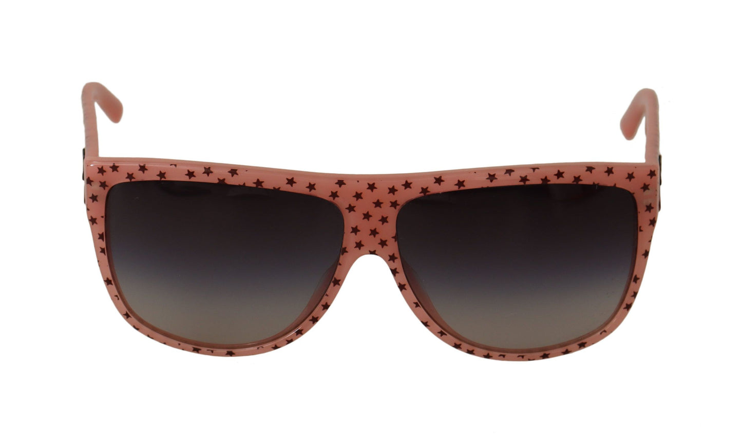 Lunettes de soleil Dolce & Gabbana à monture en acétate et étoiles marron pour femme