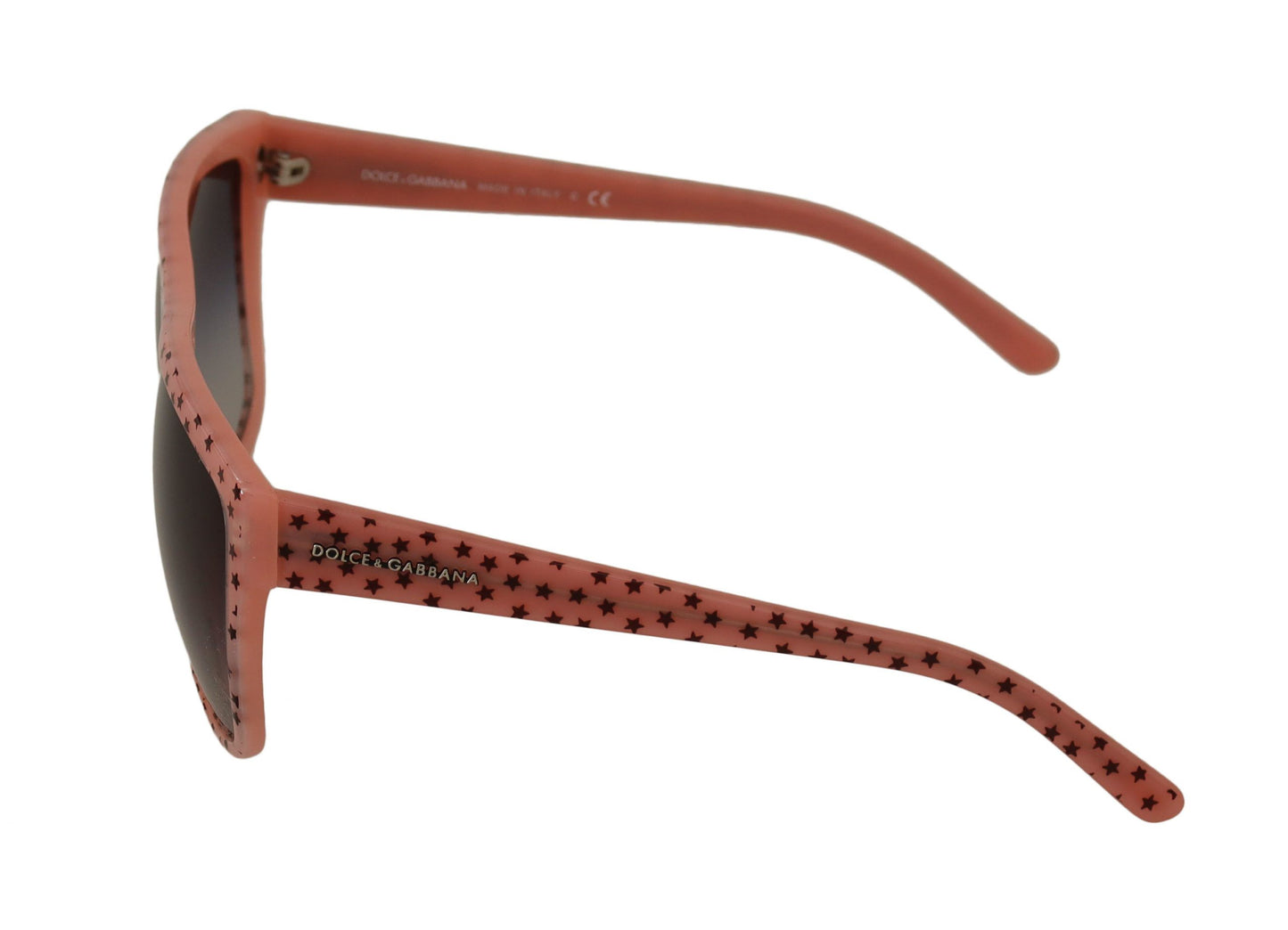 Lunettes de soleil Dolce & Gabbana à monture en acétate et étoiles marron pour femme