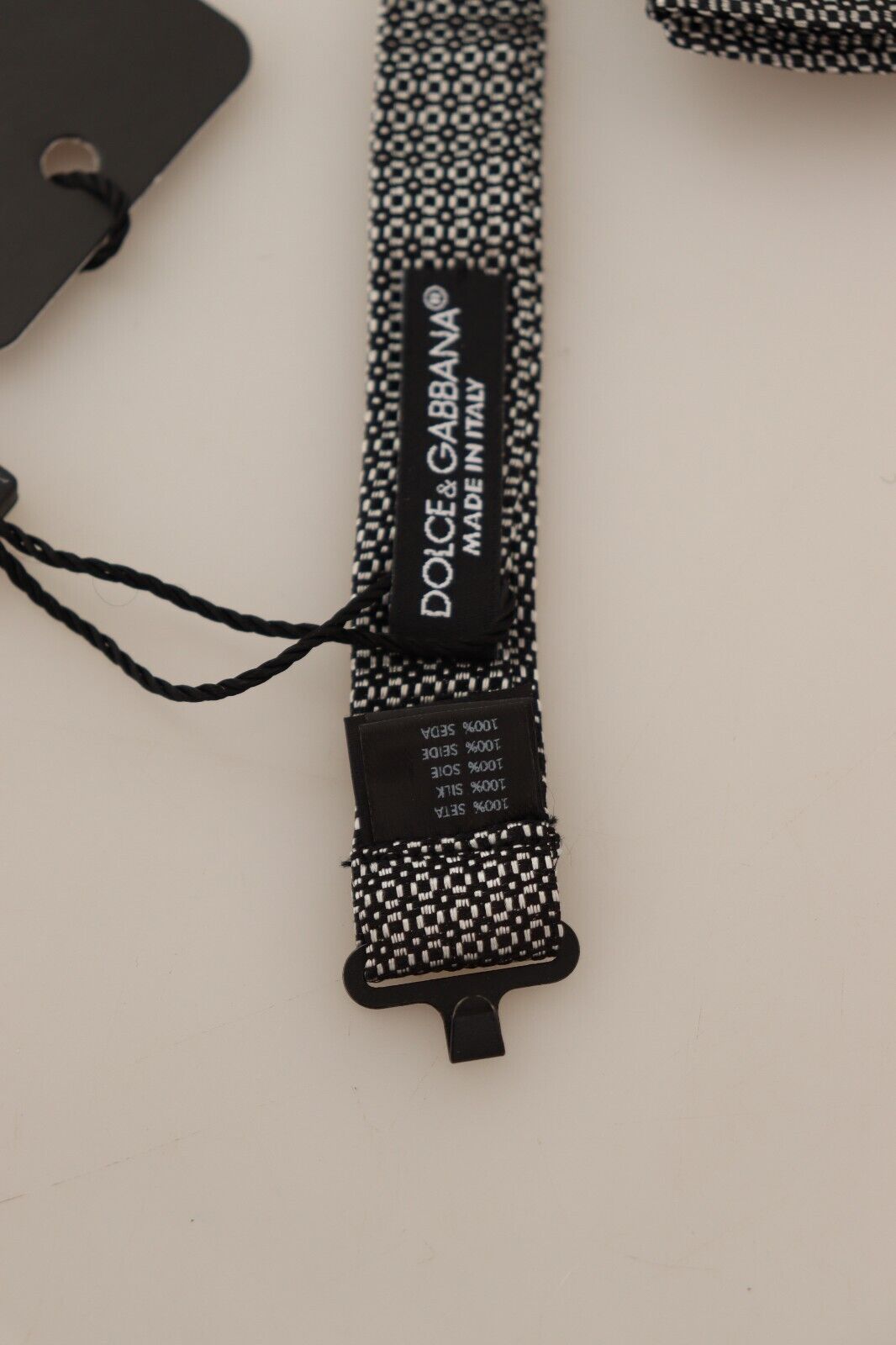 Nœud papillon ajustable à motif multicolore Dolce & Gabbana