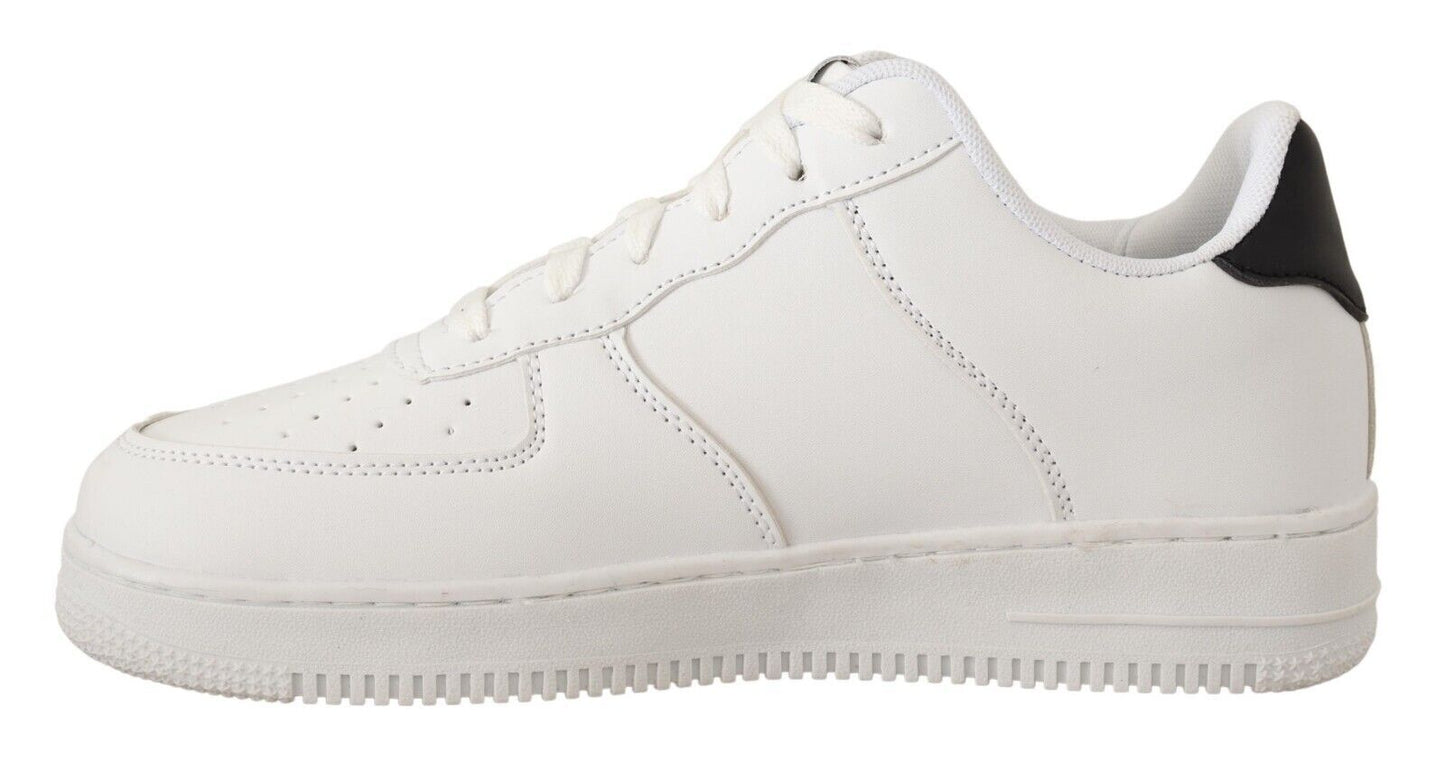 Chaussures de ville homme en cuir blanc perforé, à lacets, SIGNS
