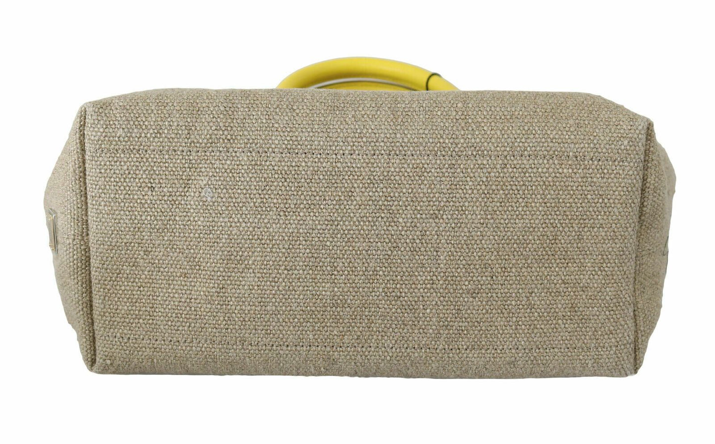 Sac fourre-tout à bandoulière en chaîne dorée beige Dolce & Gabbana