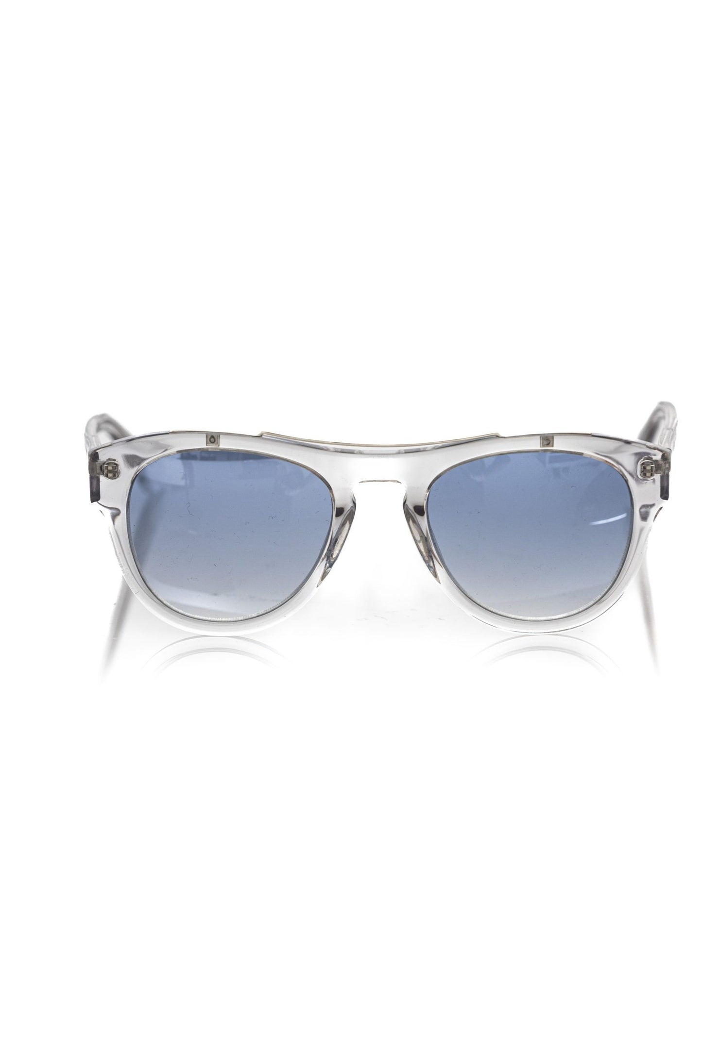 Lunettes de soleil pour homme Frankie Morello en acétate blanc