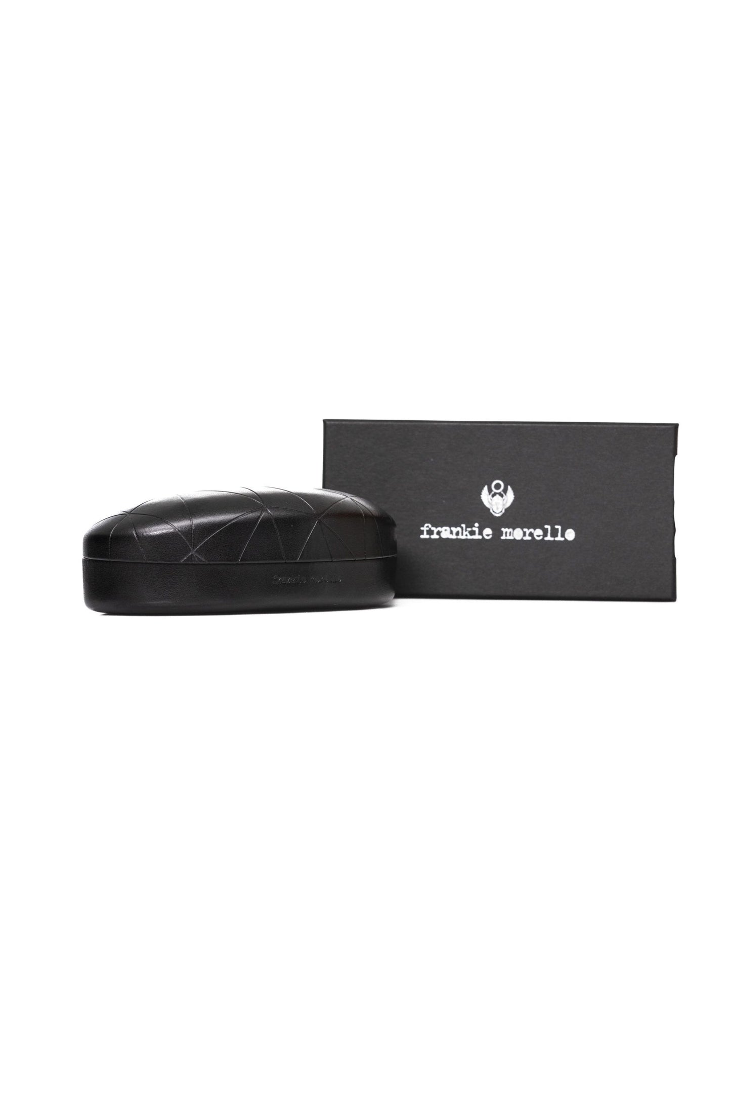 Lunettes de soleil pour homme Frankie Morello en acétate blanc