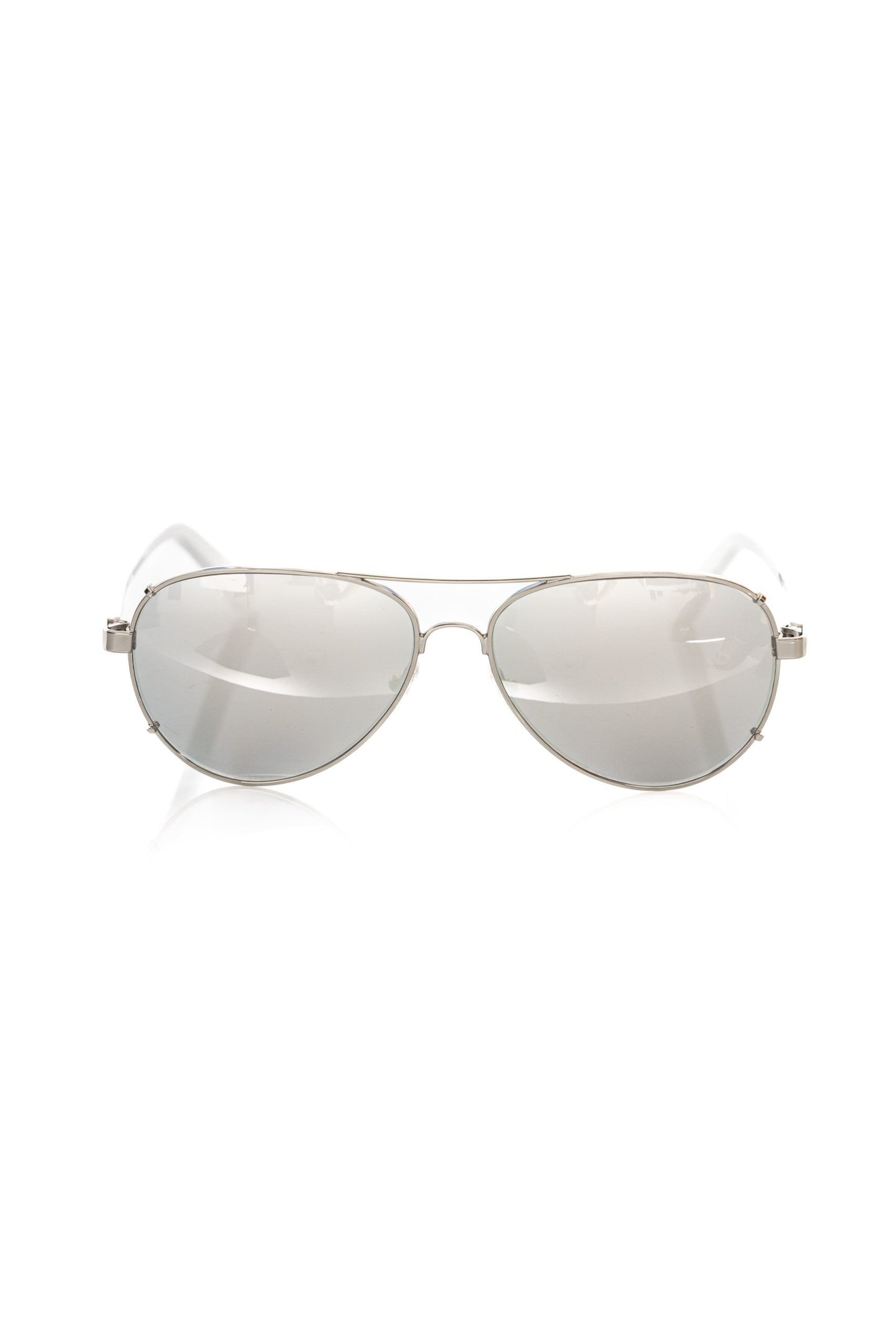 Lunettes de soleil pour homme Frankie Morello, fibre métallique argentée