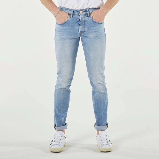 Jeans en coton bleu pour homme Don The Fuller