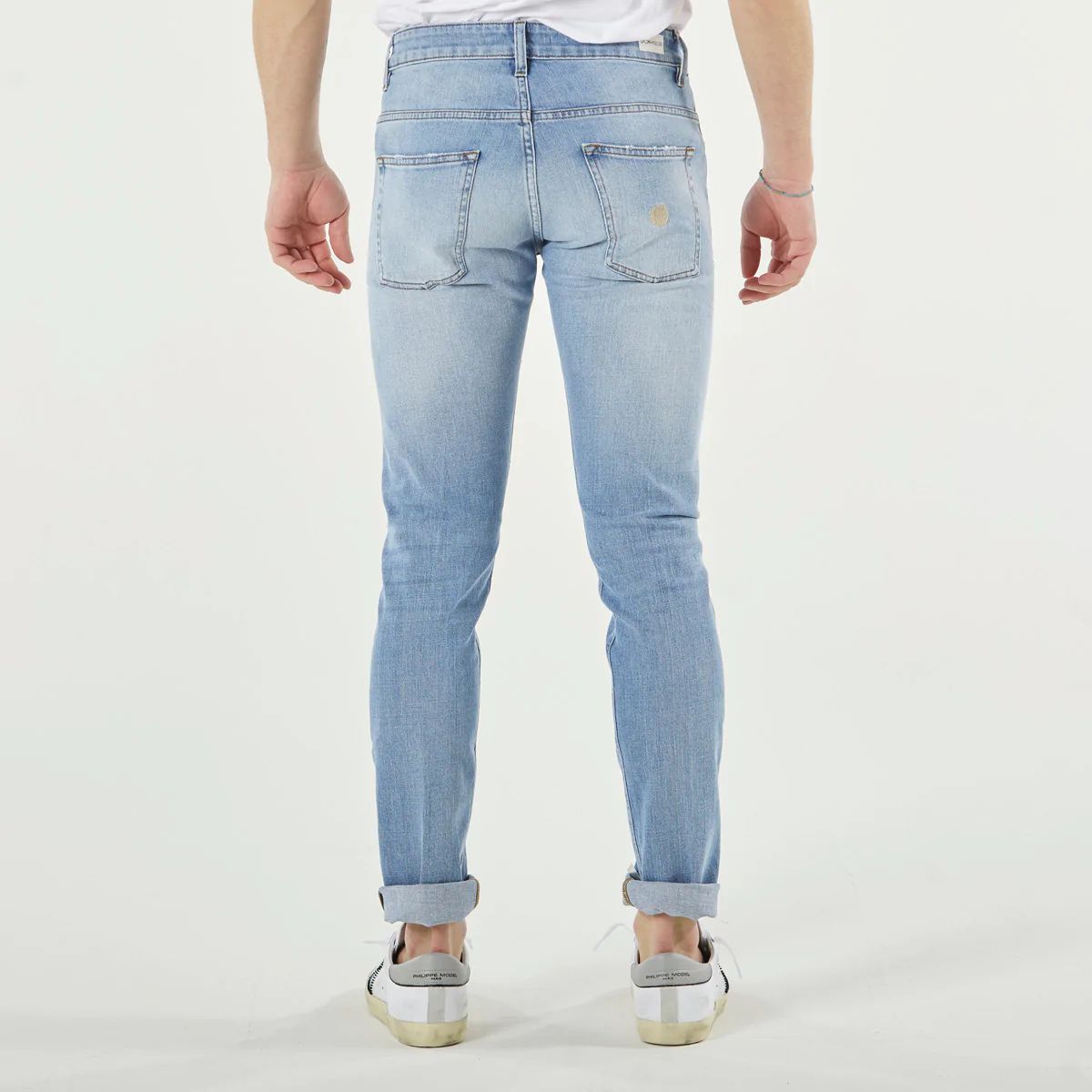 Jeans en coton bleu pour homme Don The Fuller