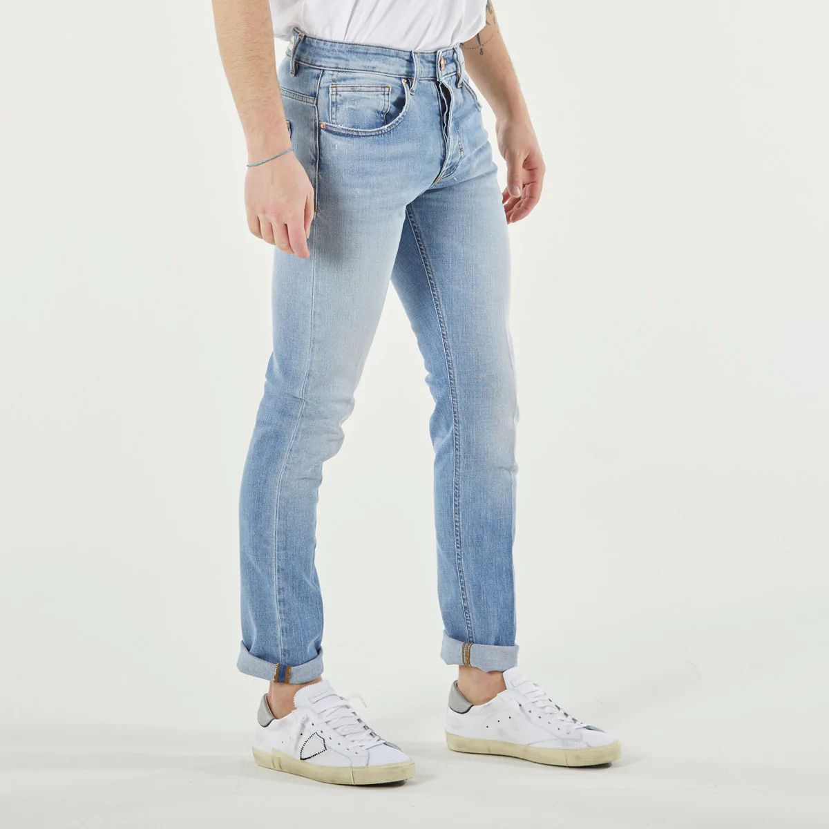 Jeans en coton bleu pour homme Don The Fuller