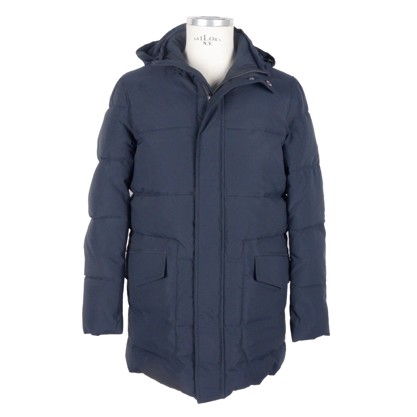 Veste à capuche pour homme bleu marine de Emilio Romanelli