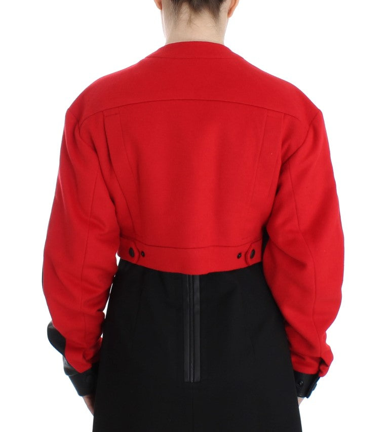 KAALE SUKTAE Veste bomber courte et cintrée noire
