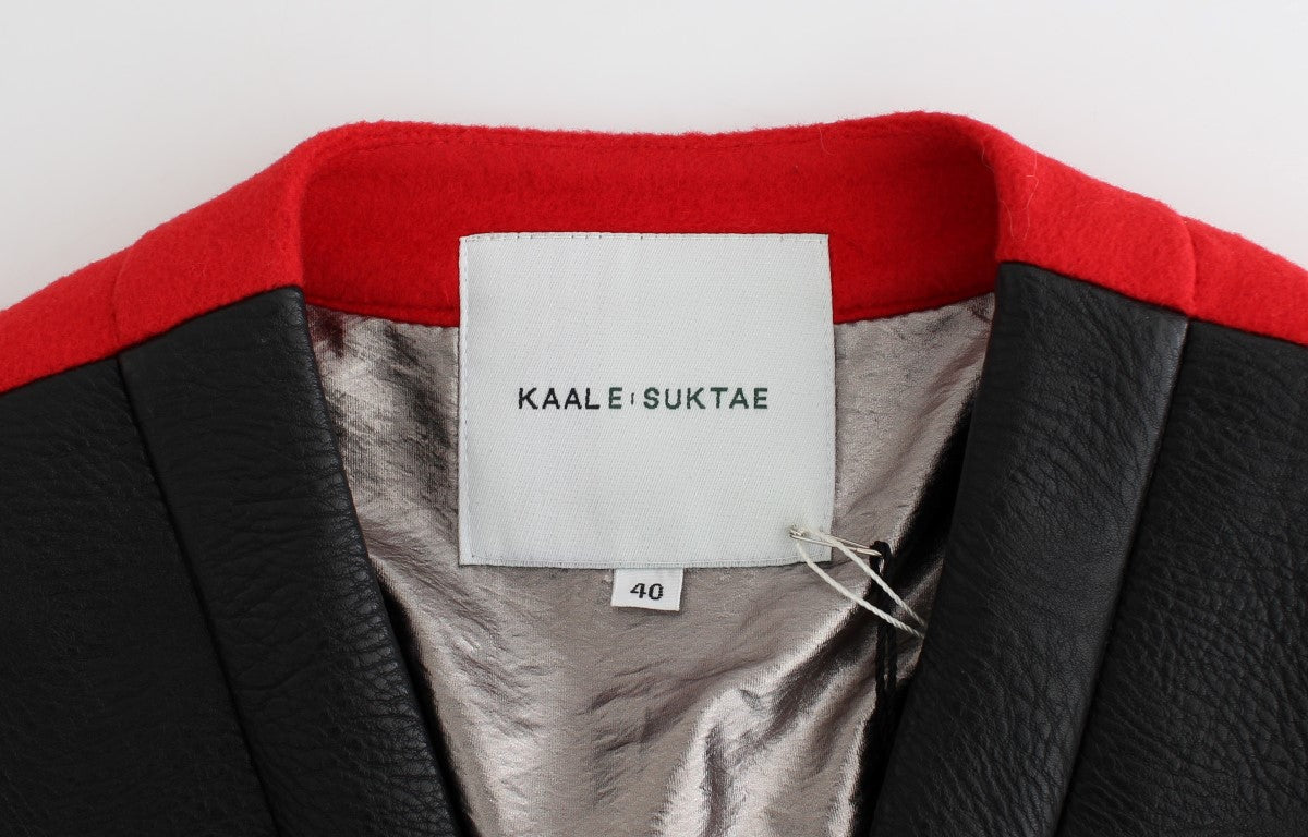 KAALE SUKTAE Veste bomber courte et cintrée noire