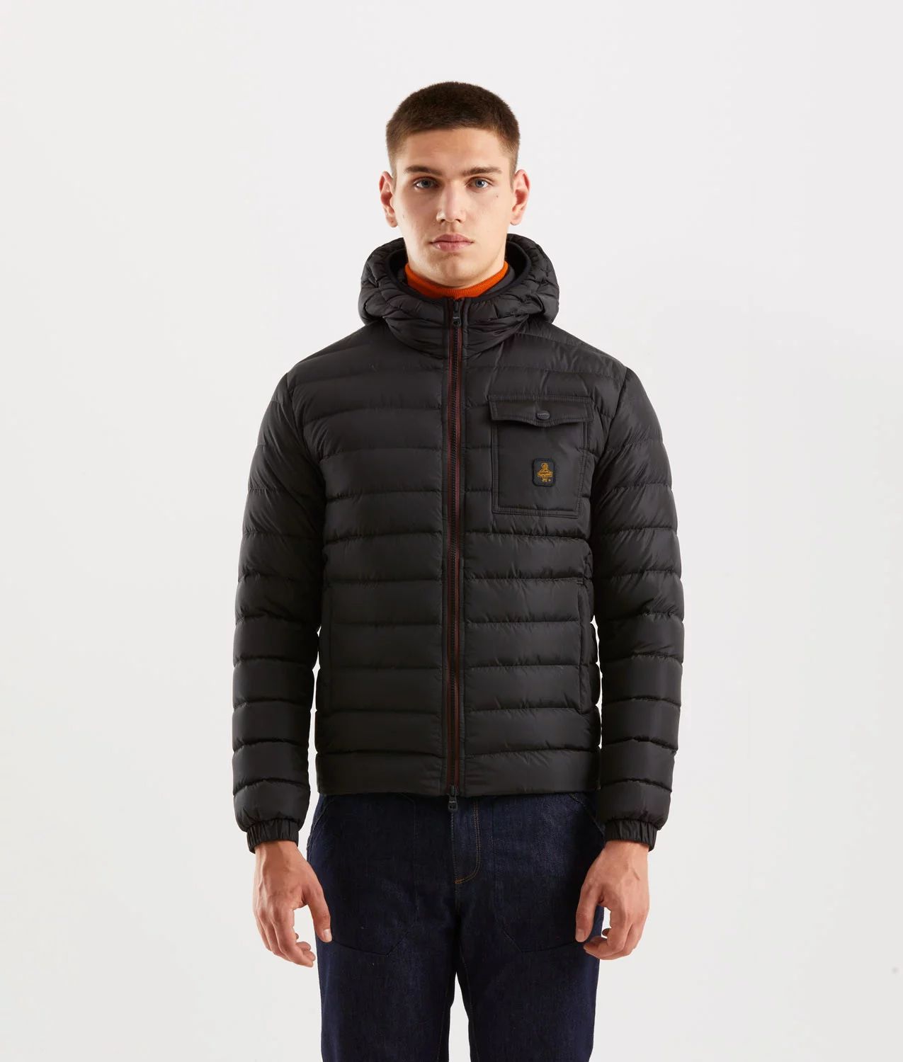 Veste pour homme en nylon noir de Refrigiwear