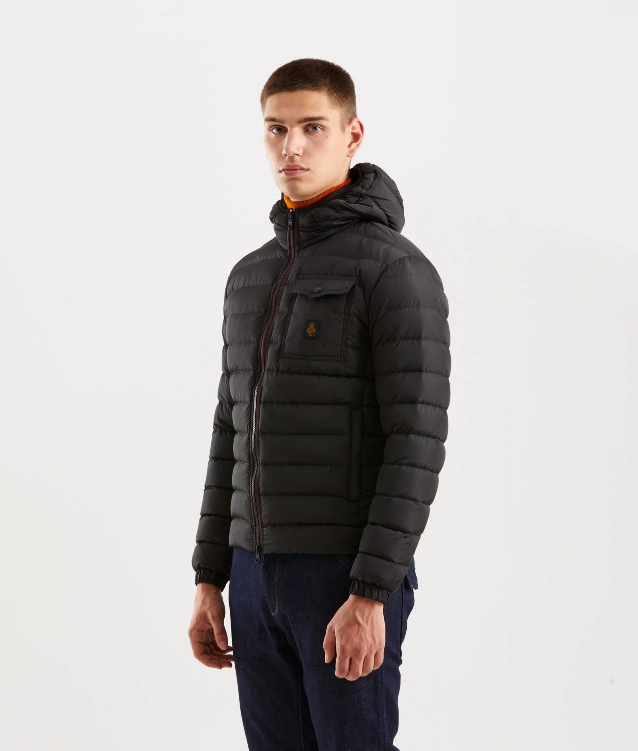 Veste pour homme en nylon noir de Refrigiwear