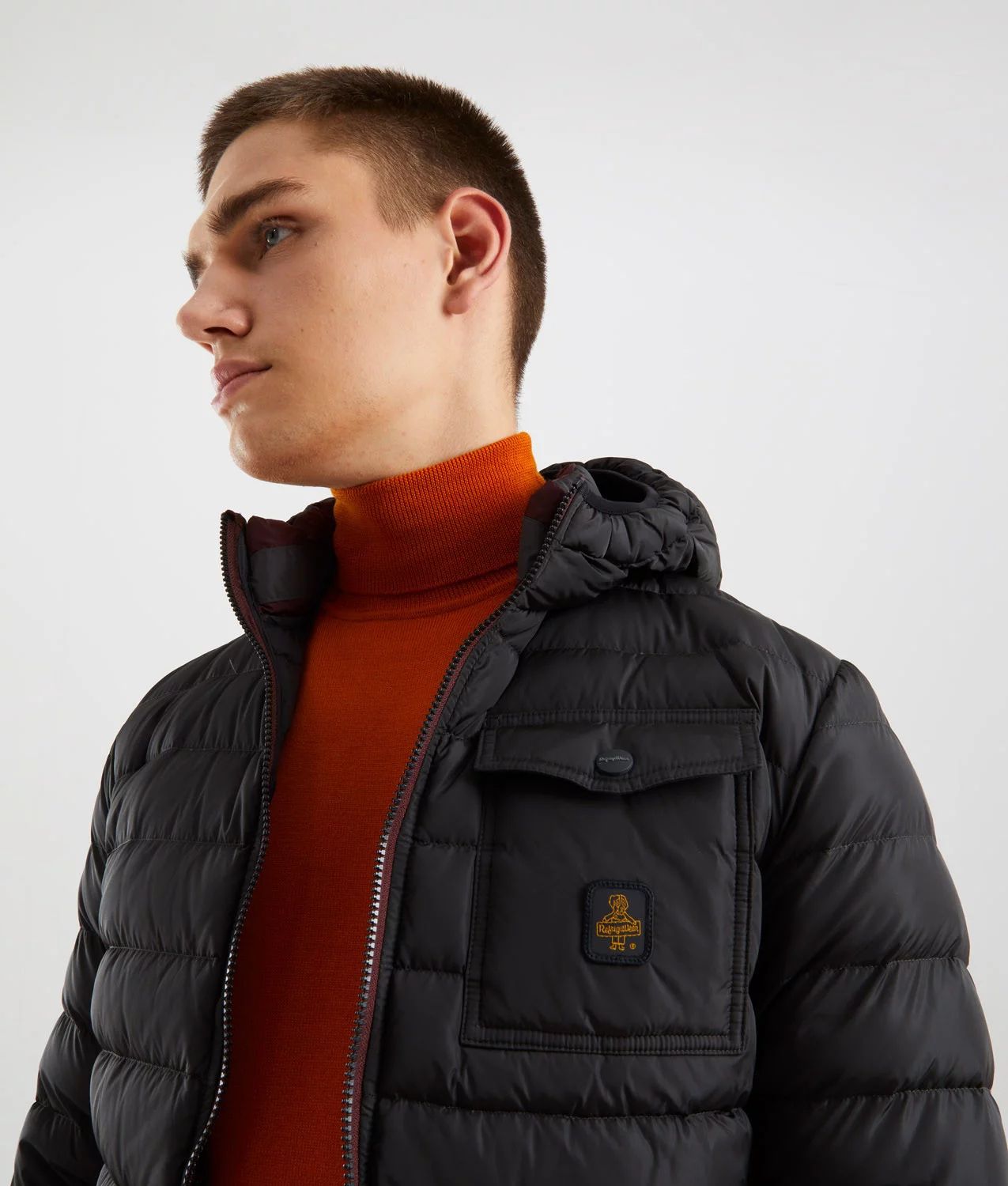 Veste pour homme en nylon noir de Refrigiwear